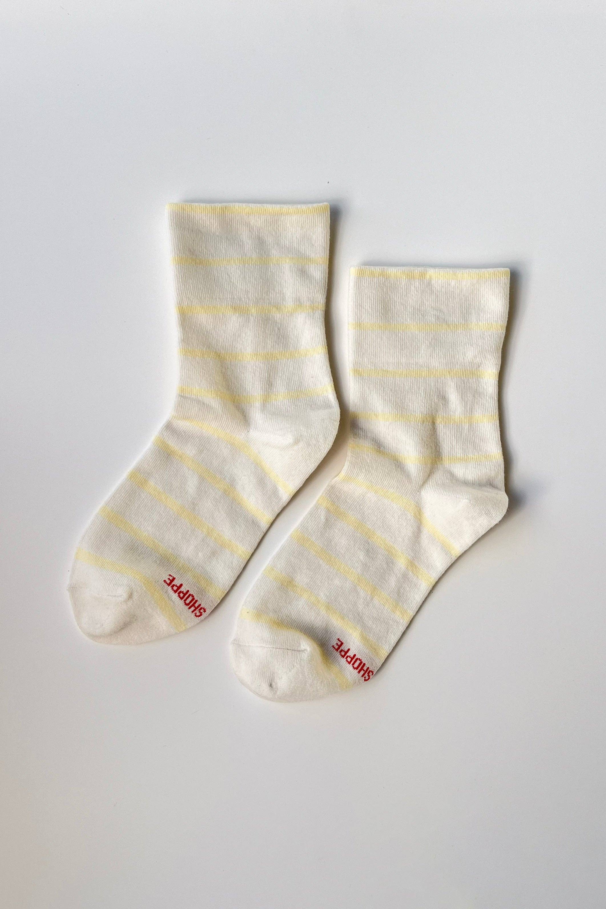 Wally Socks: Wide / Pink Green
