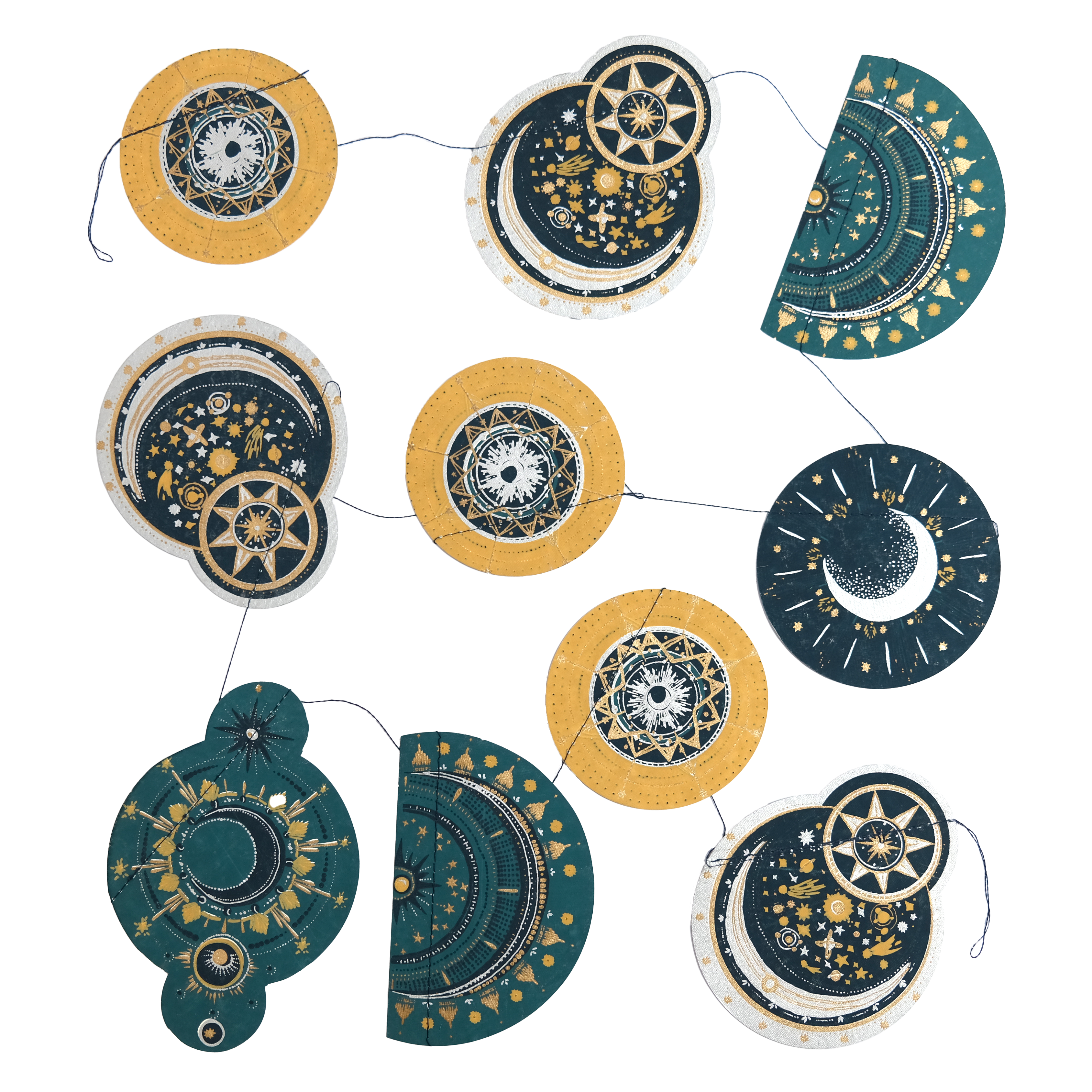 UK/EU: Celestial Sewn Garland
