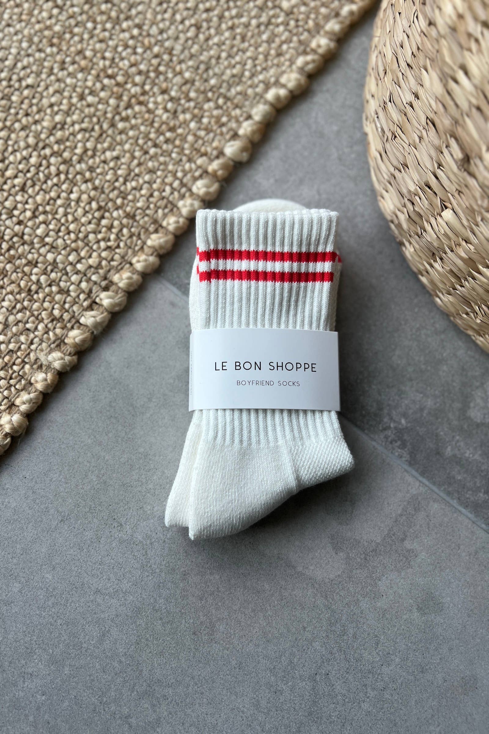Boyfriend Socks: Oatmeal