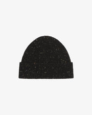 Donegal Wool Hat - Black