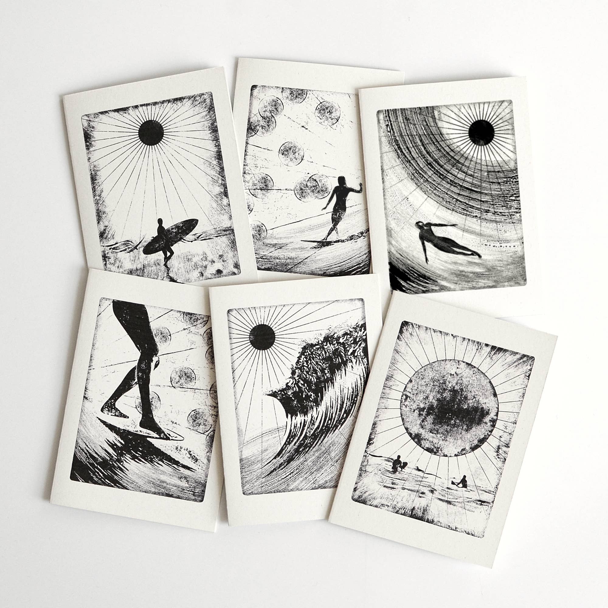 Wave Song Individual Card (A6) Ocean Sea Seascape Coastal