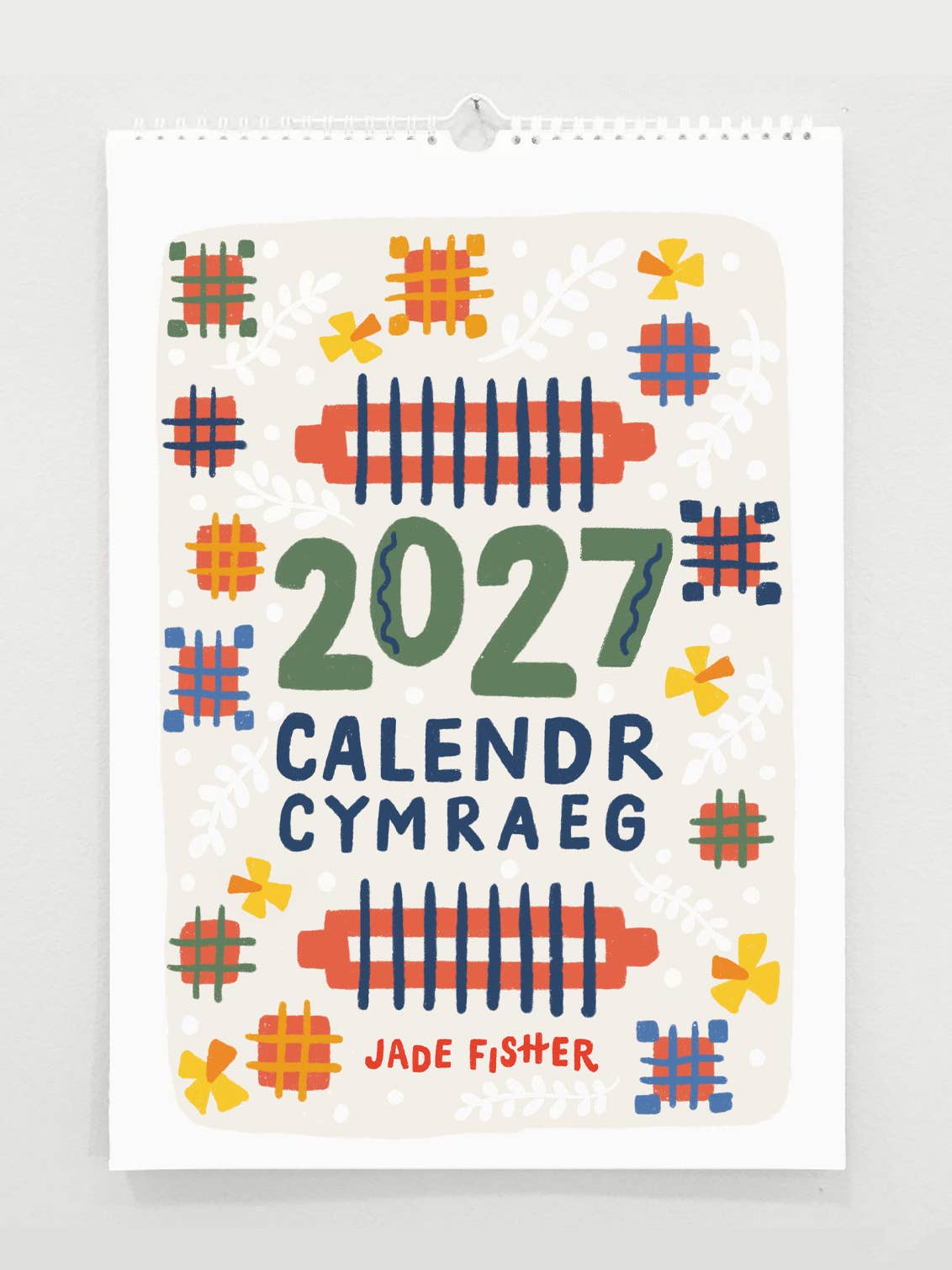 Calendr Cymraeg Welsh Language Wall Calendar 2027