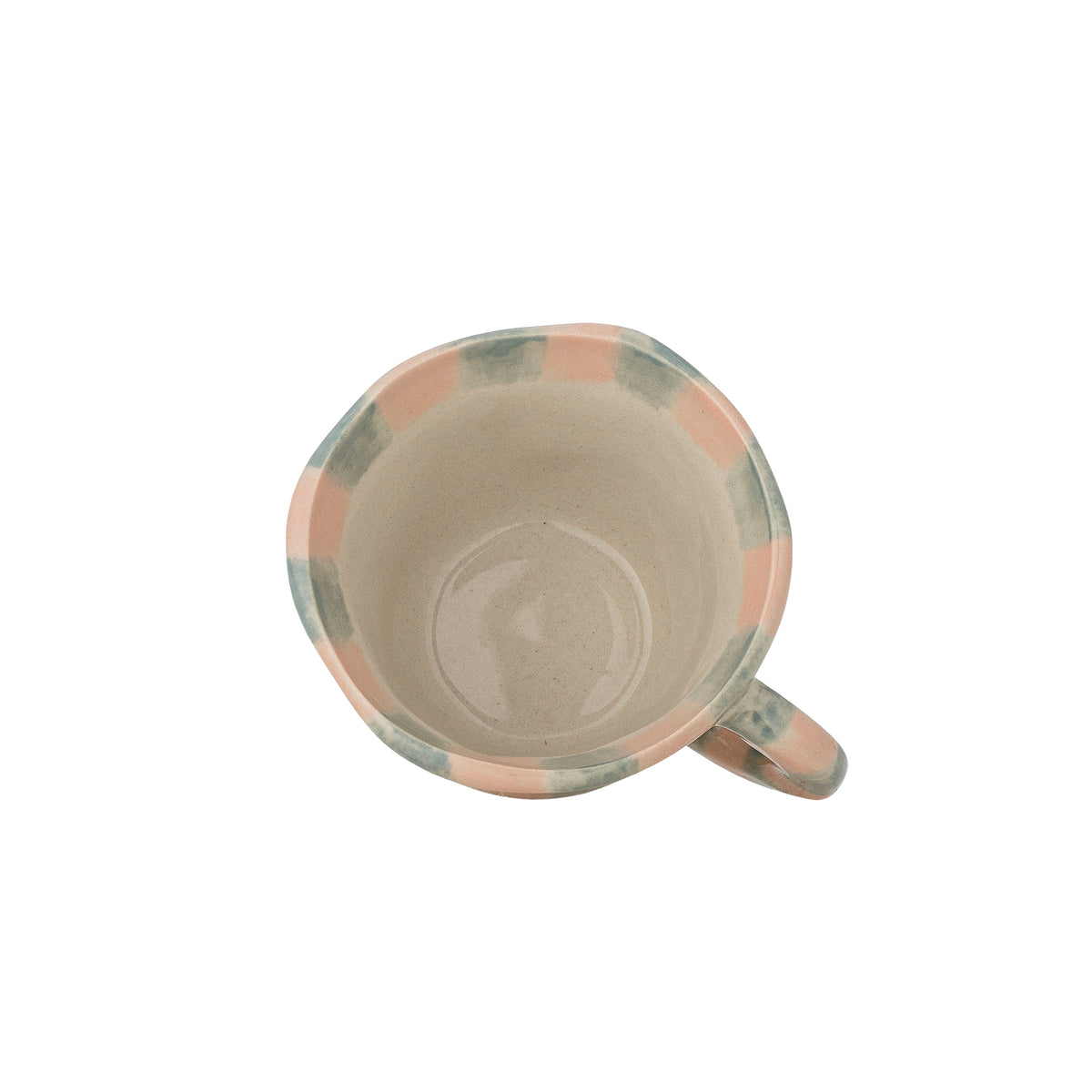 Nini Cup - Pink and Grey Stripe