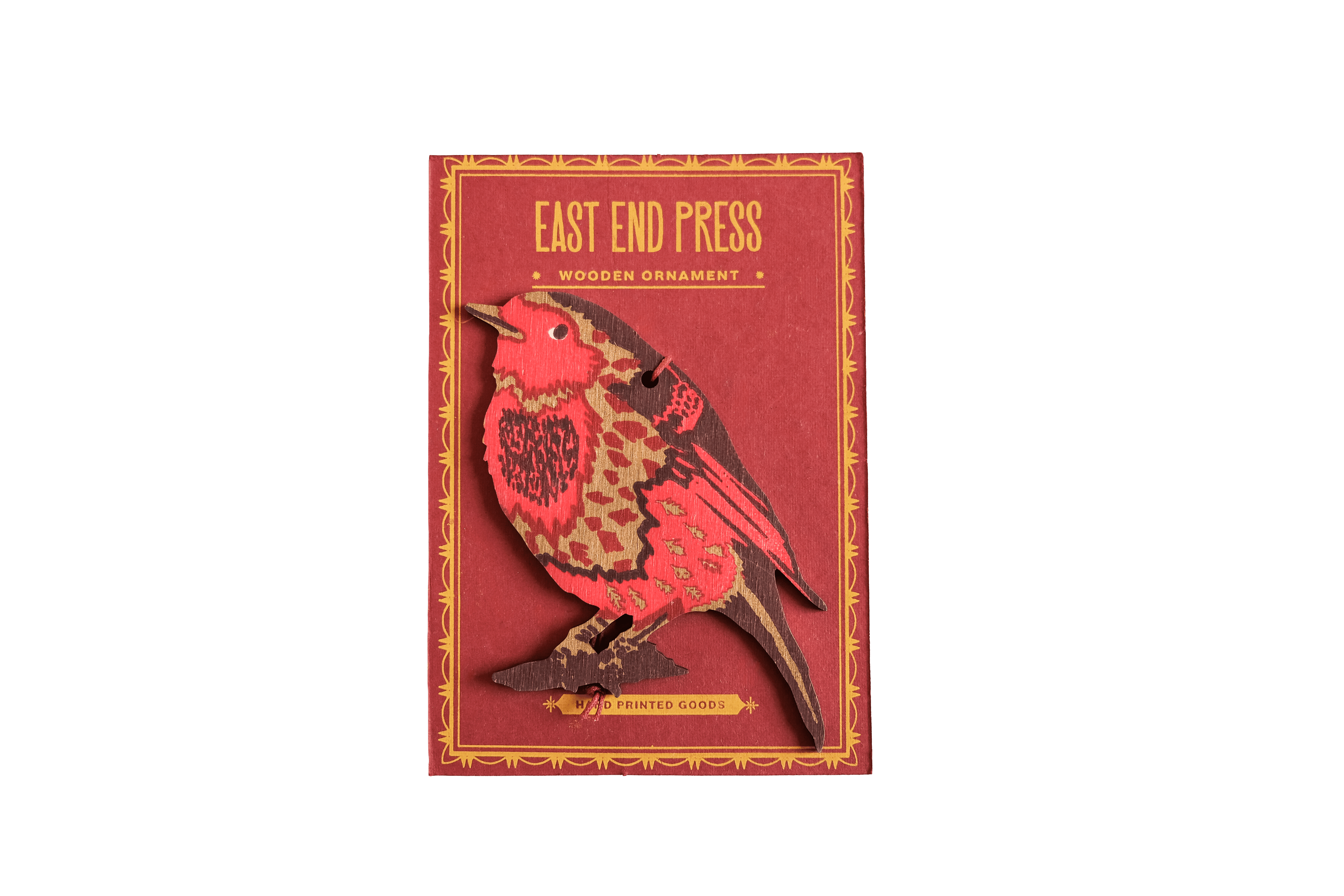 Robin Wooden Ornament