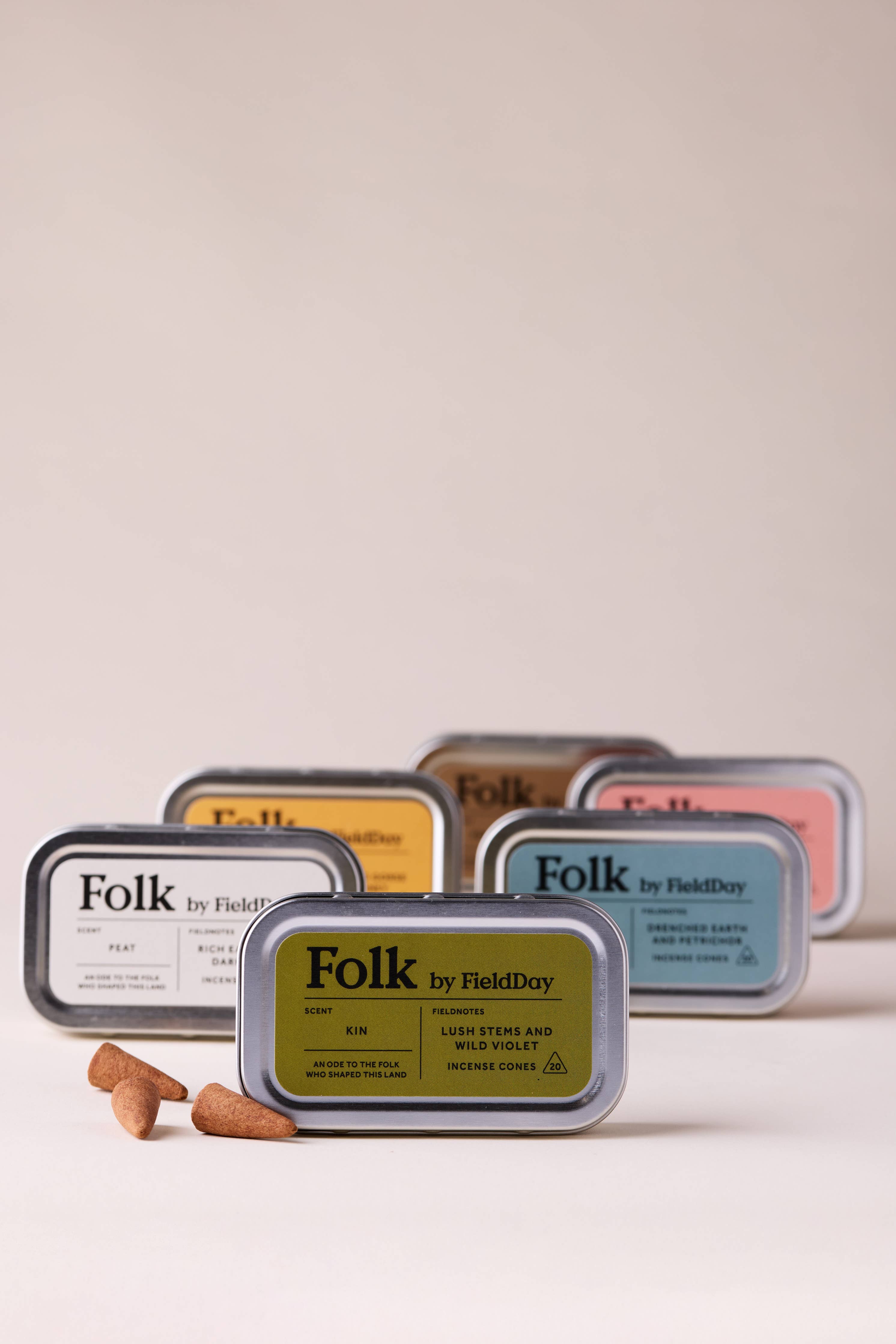Wander Folk Tin of Incense Cones