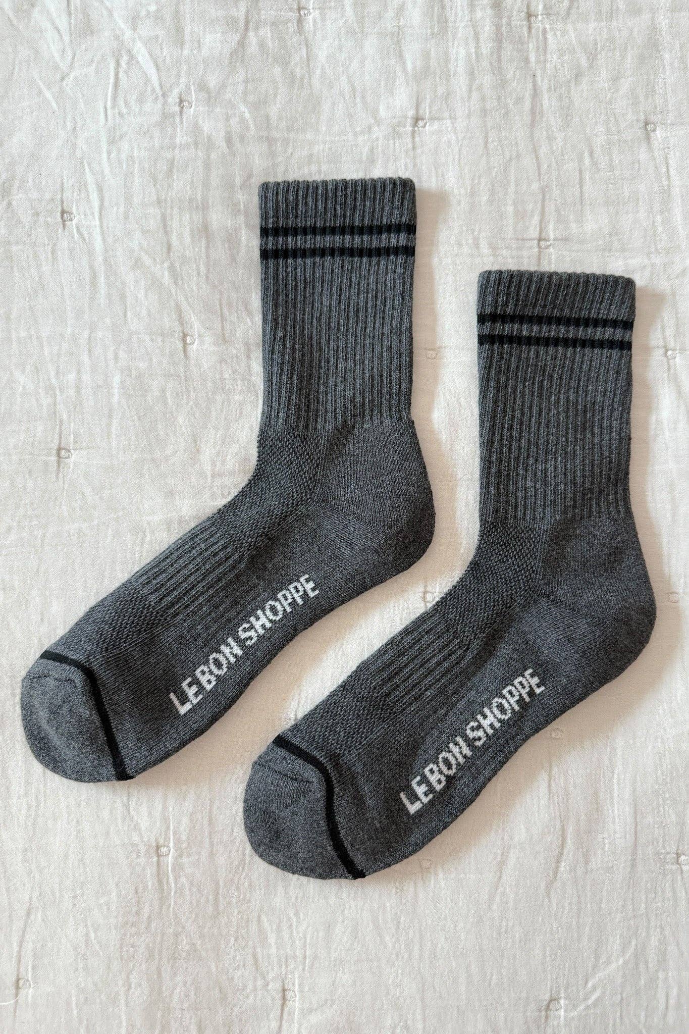 Boyfriend Socks: Pastel Sky