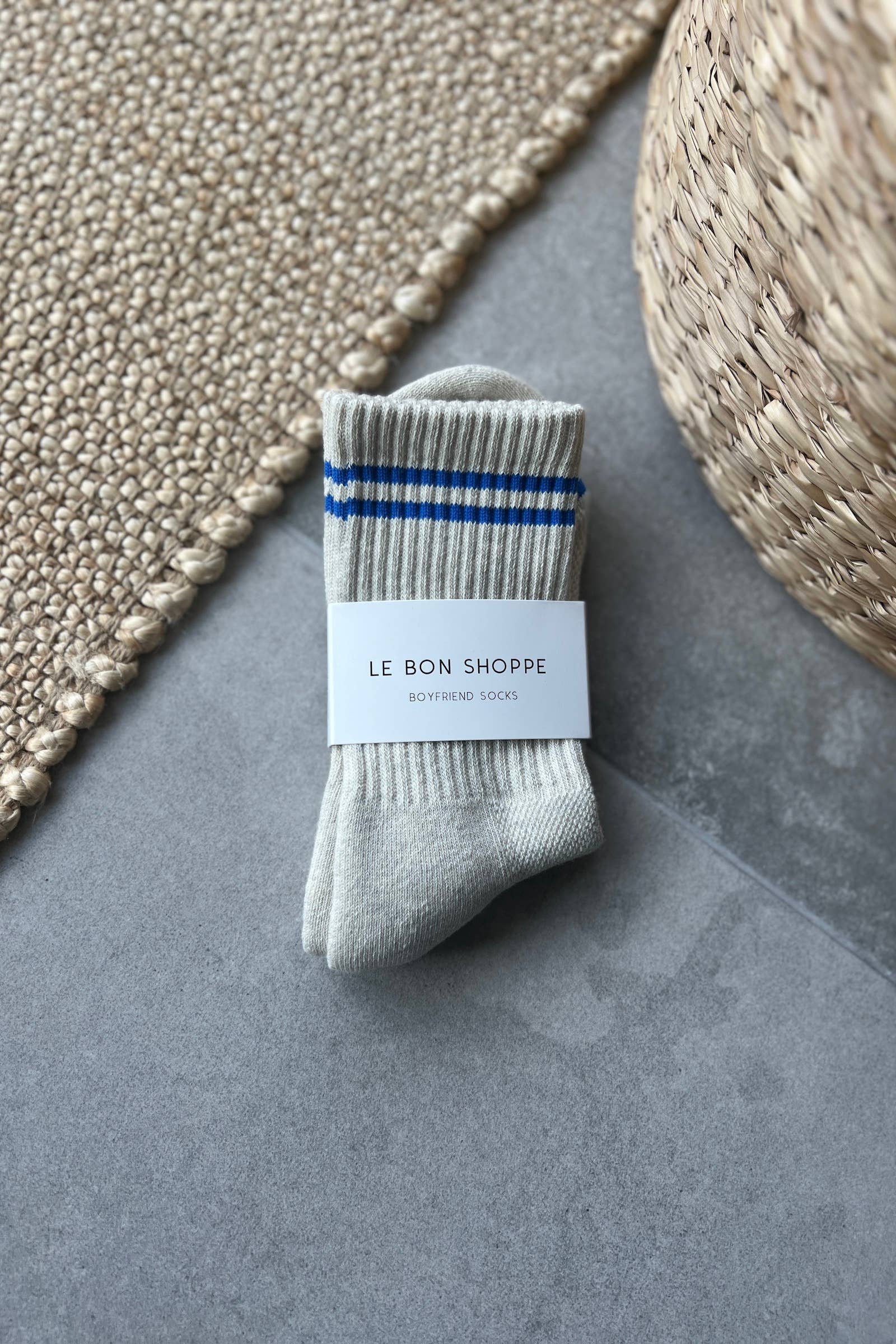Boyfriend Socks: Cashew