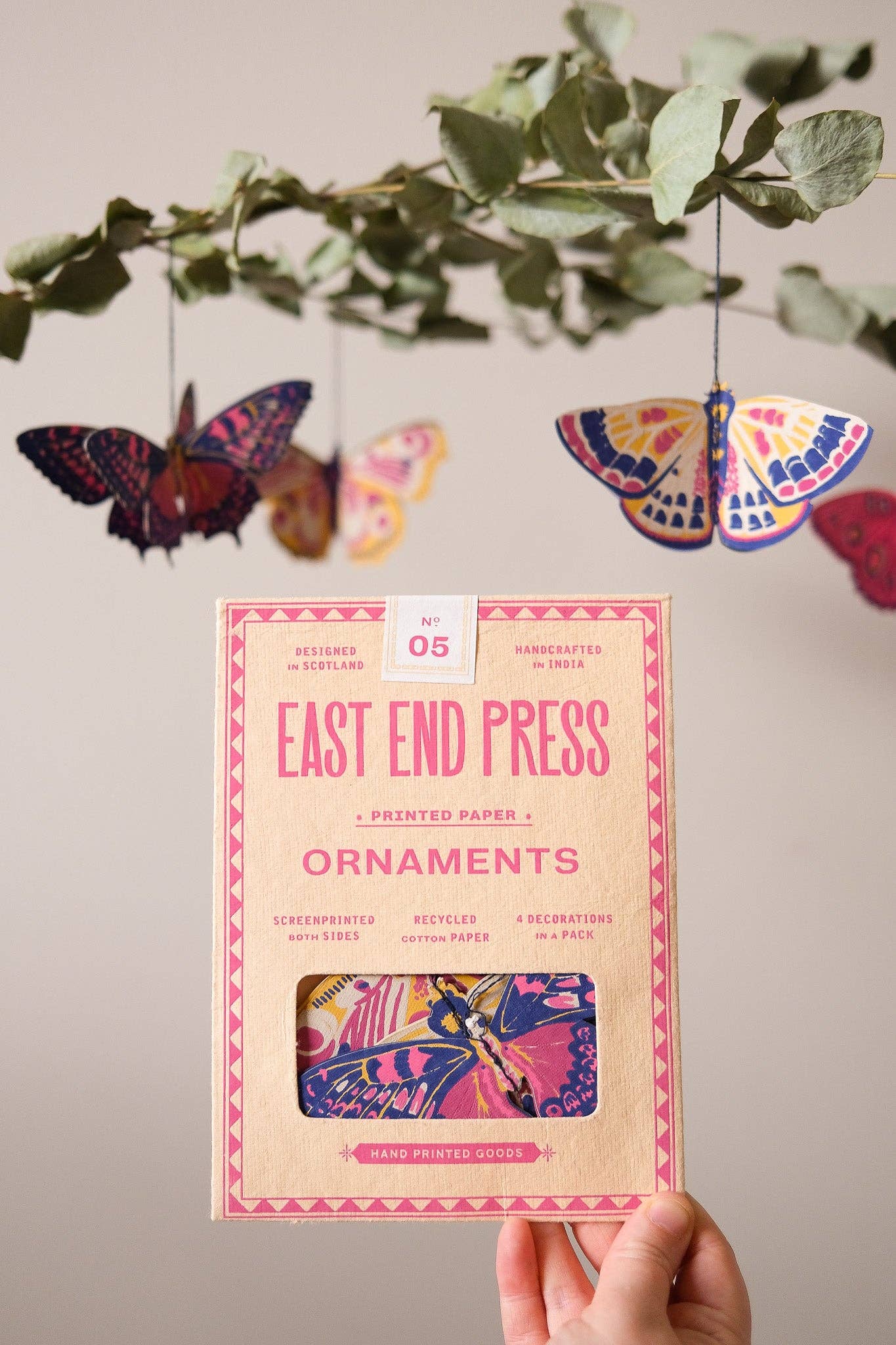 Butterflies Paper Ornaments