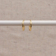 Gold Essential Huggie Hoops: Pair