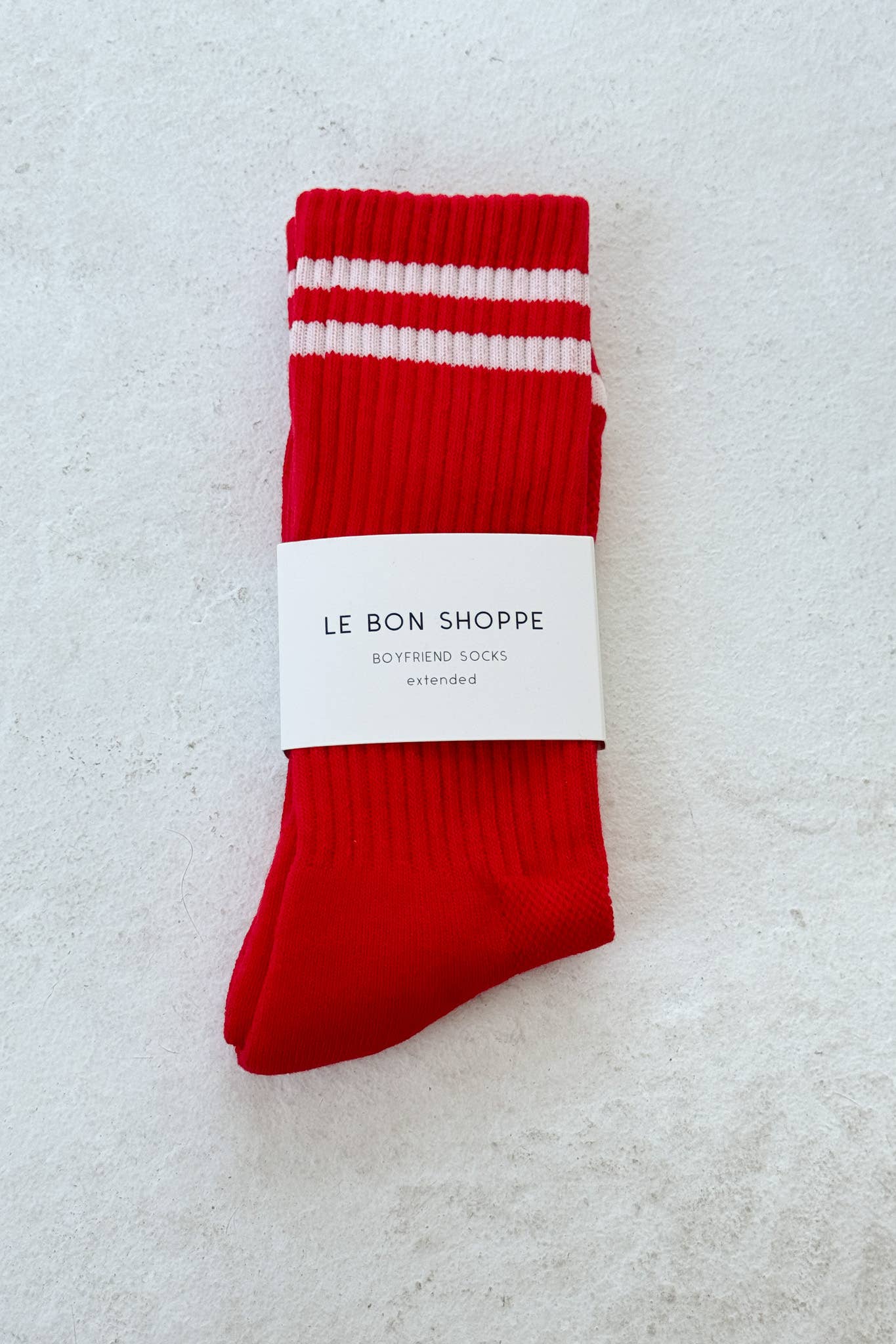 Extended Boyfriend Socks: True Grey