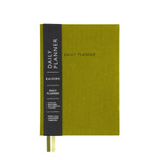 Olive Green Fabric Daily Planner (A5) (12776)
