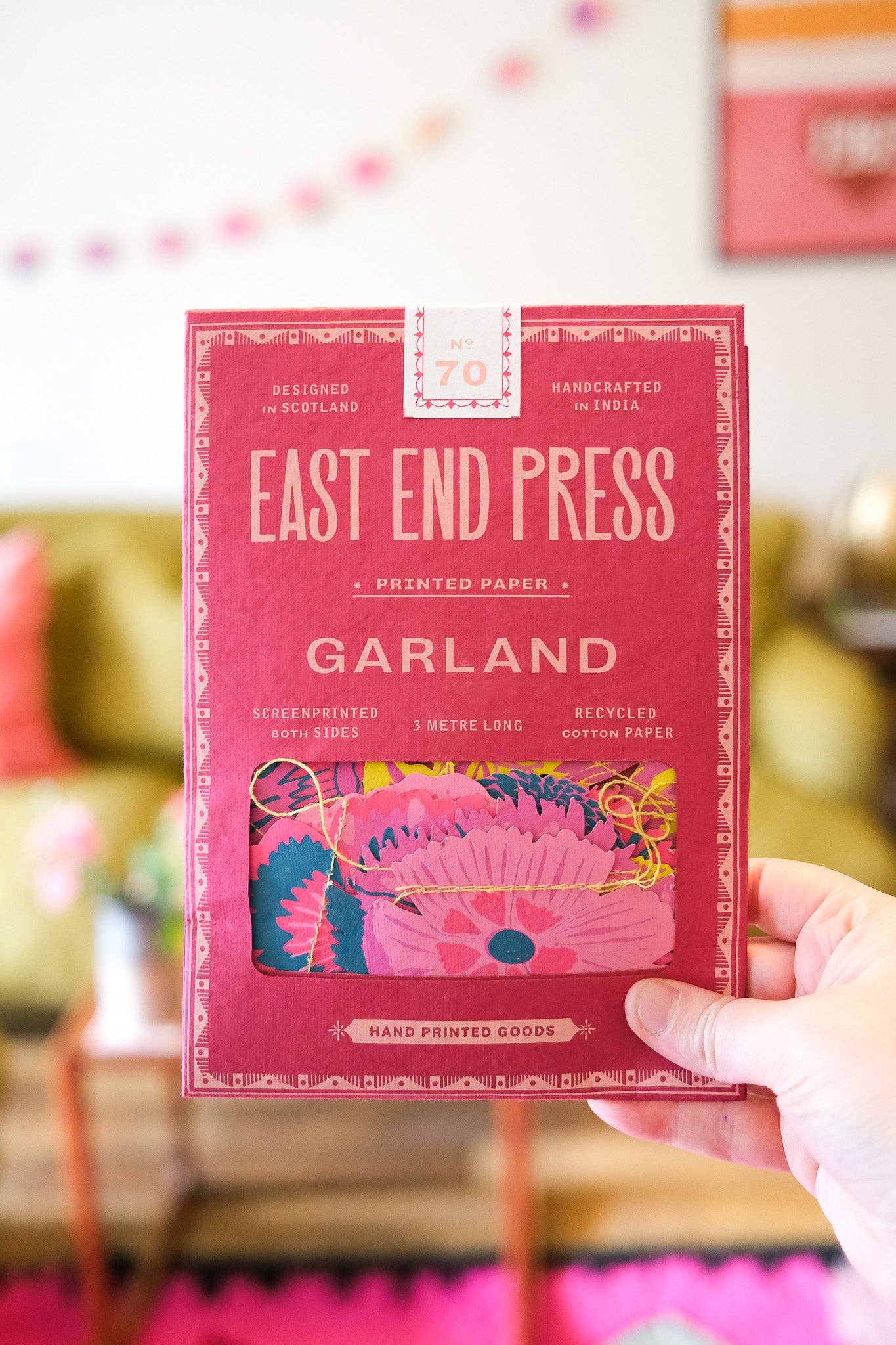 UK/EU: Summer Garden Sewn Garland