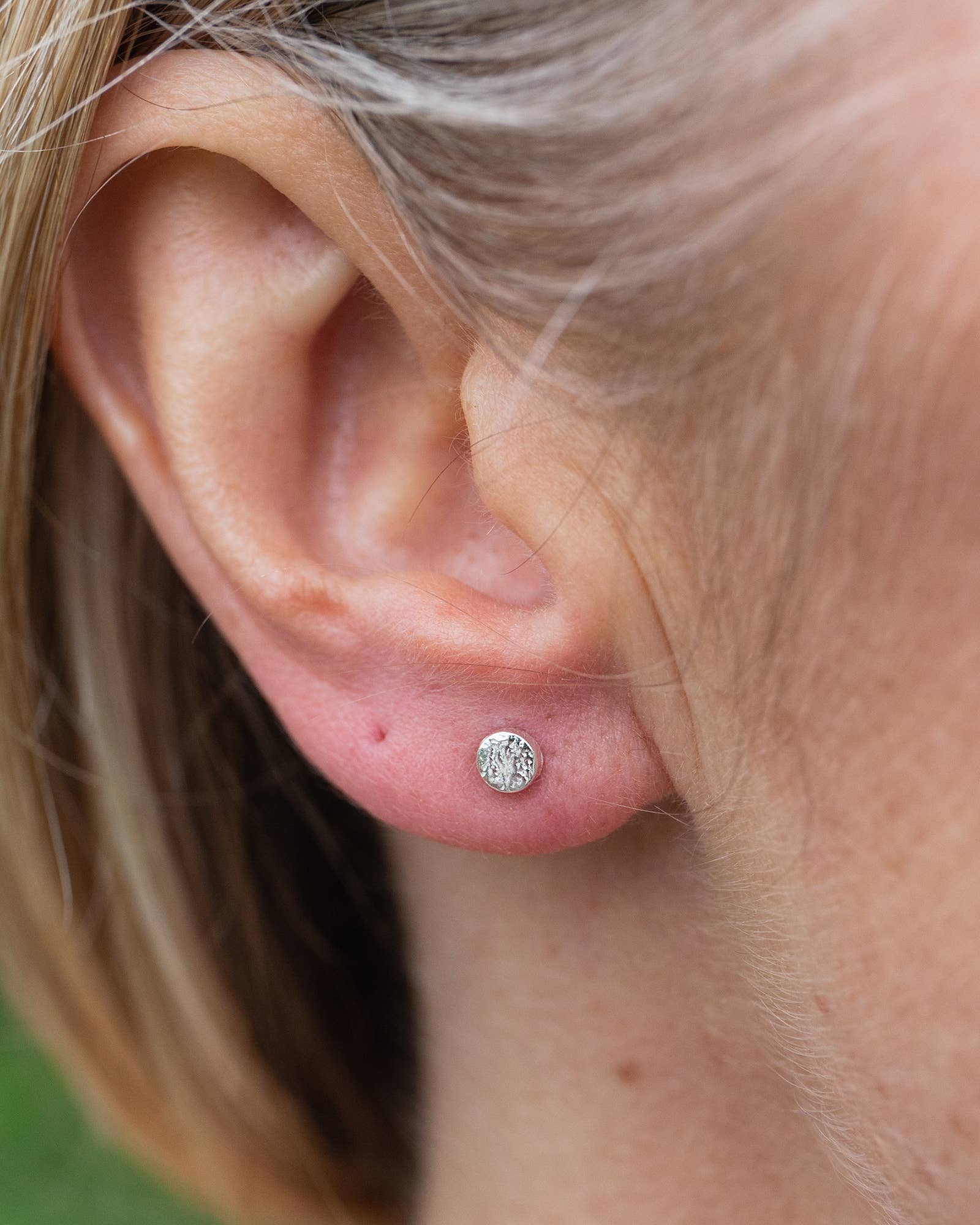 Sterling Silver Mini Studs - Circle