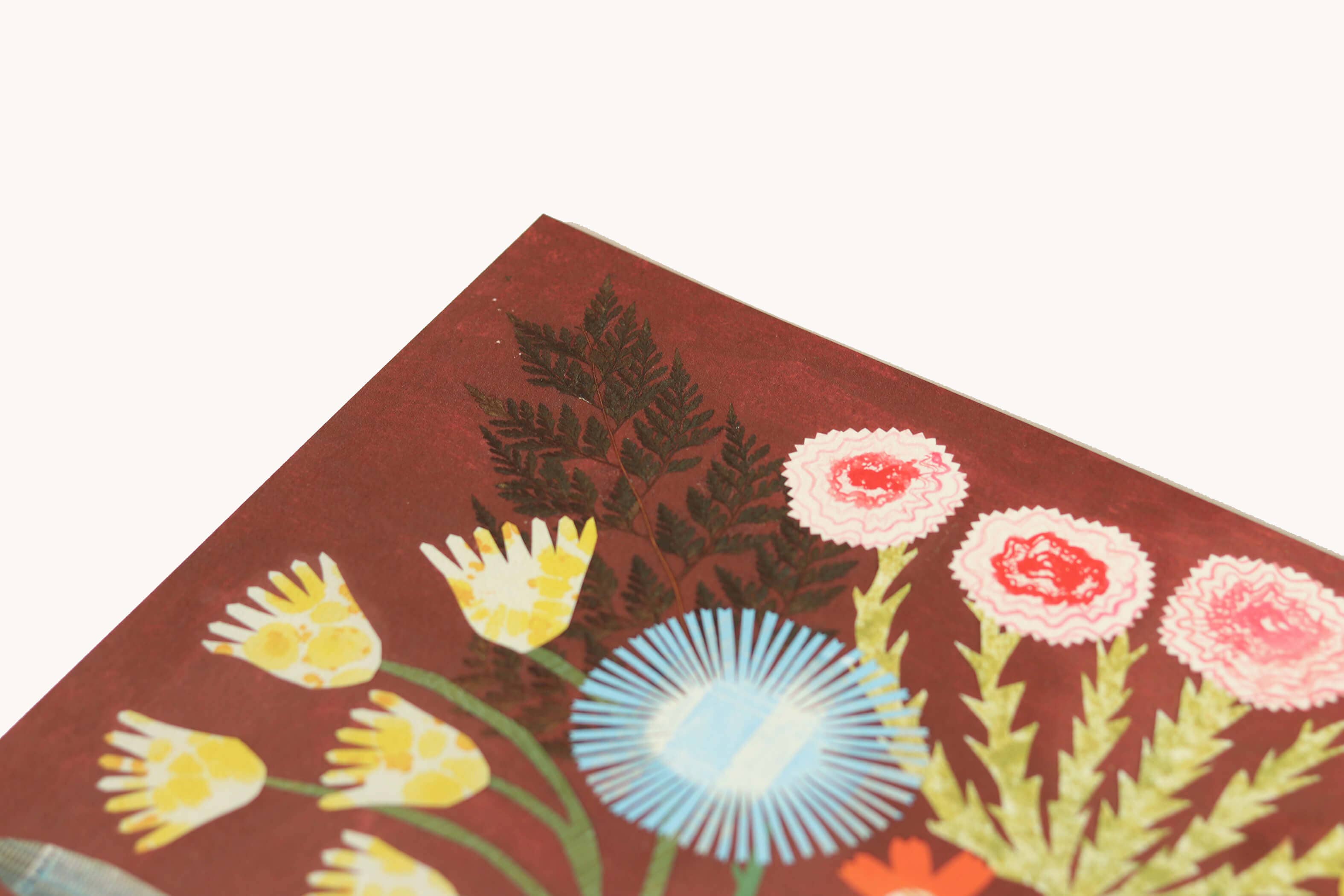 Burgundy Bouquet Print (A3)