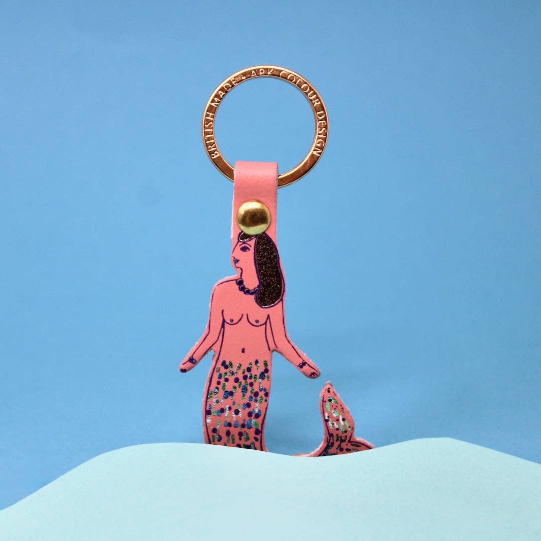 Mermaid Key Fob: Turquoise