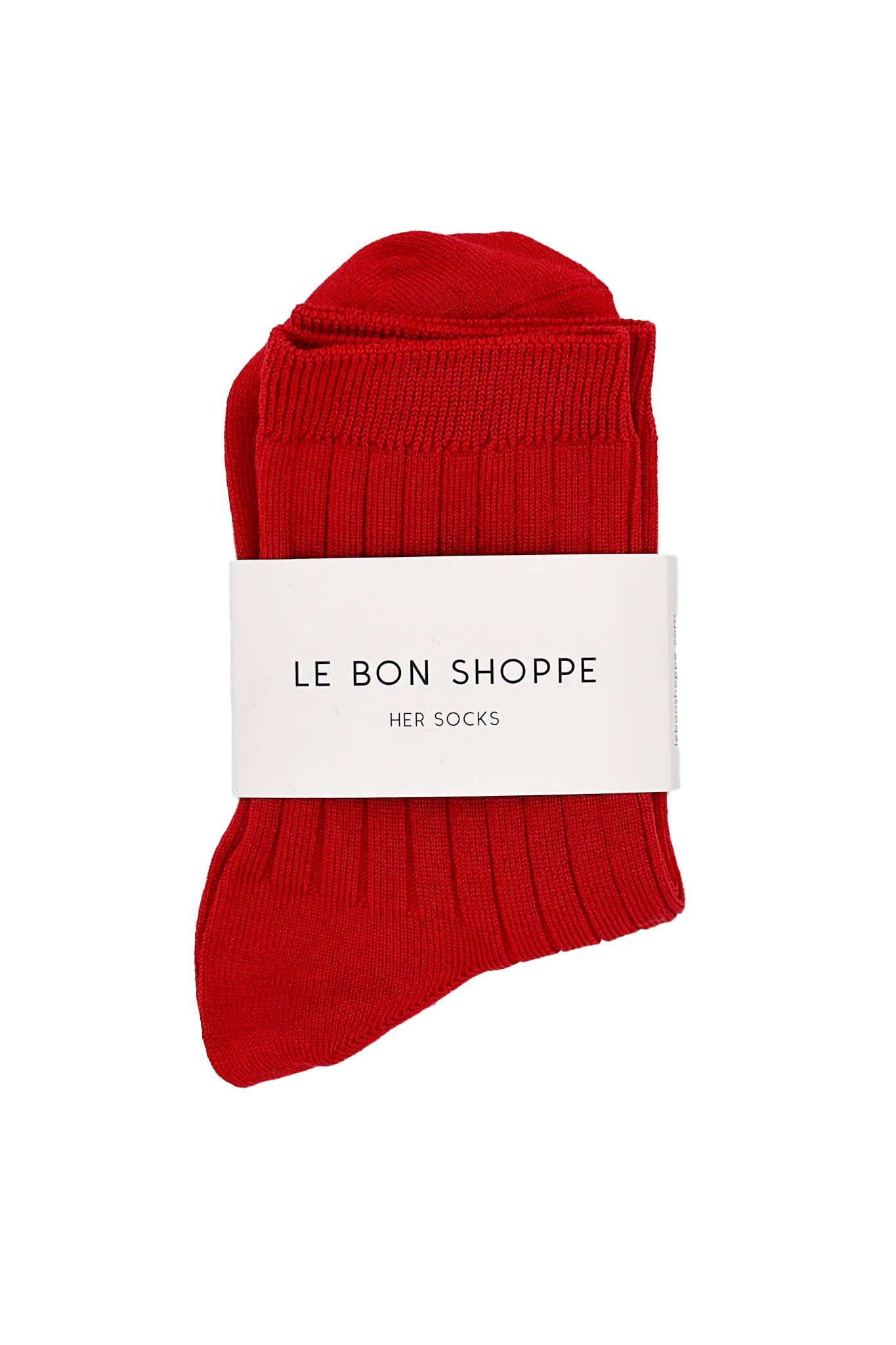 Her Socks - Mercerized Combed Cotton Rib: Fuchsia