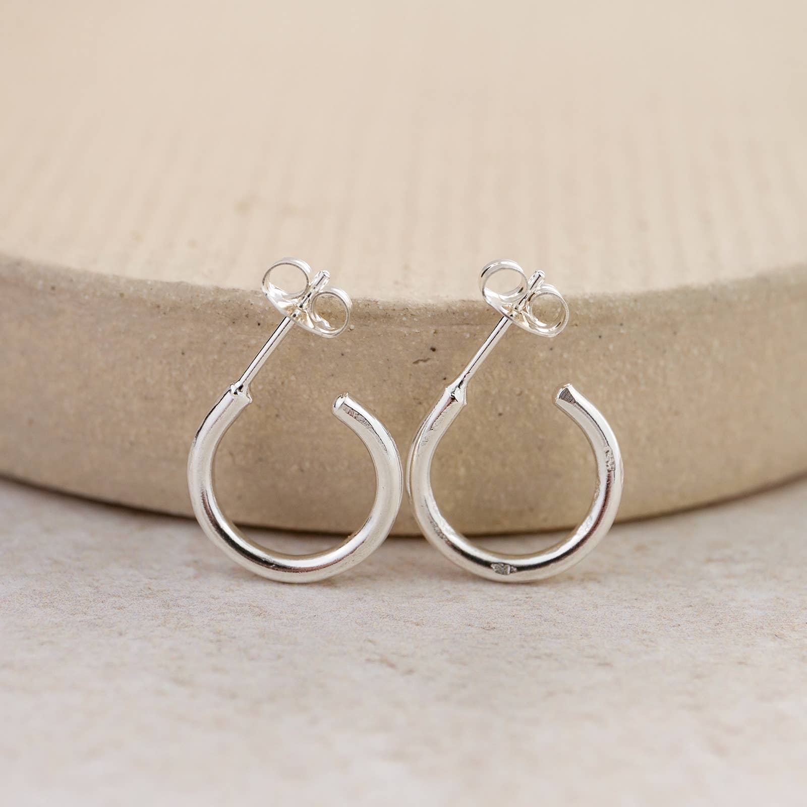 Sterling Silver Everyday Mini Circle Hoops
