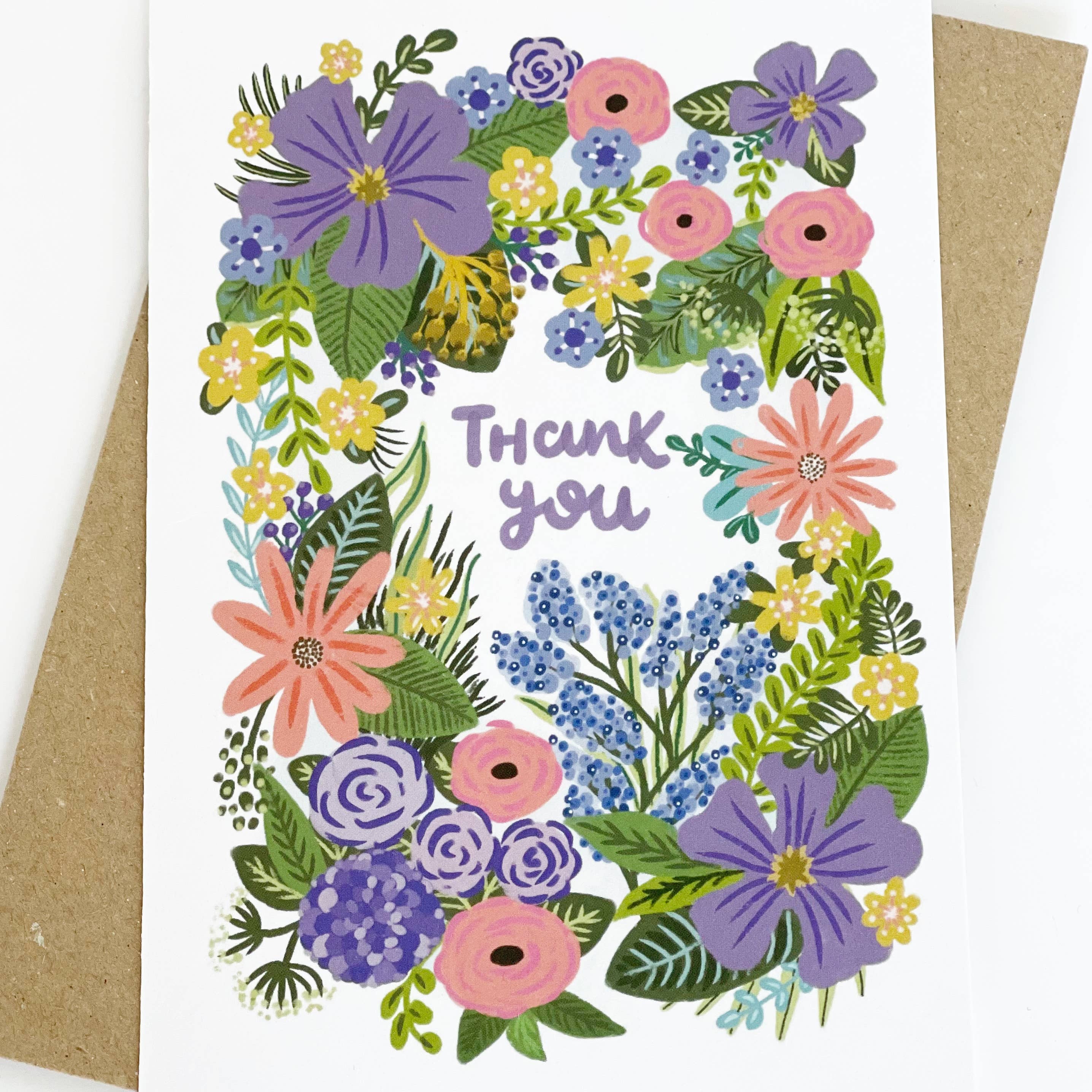 Thank You - Lilac Flowers