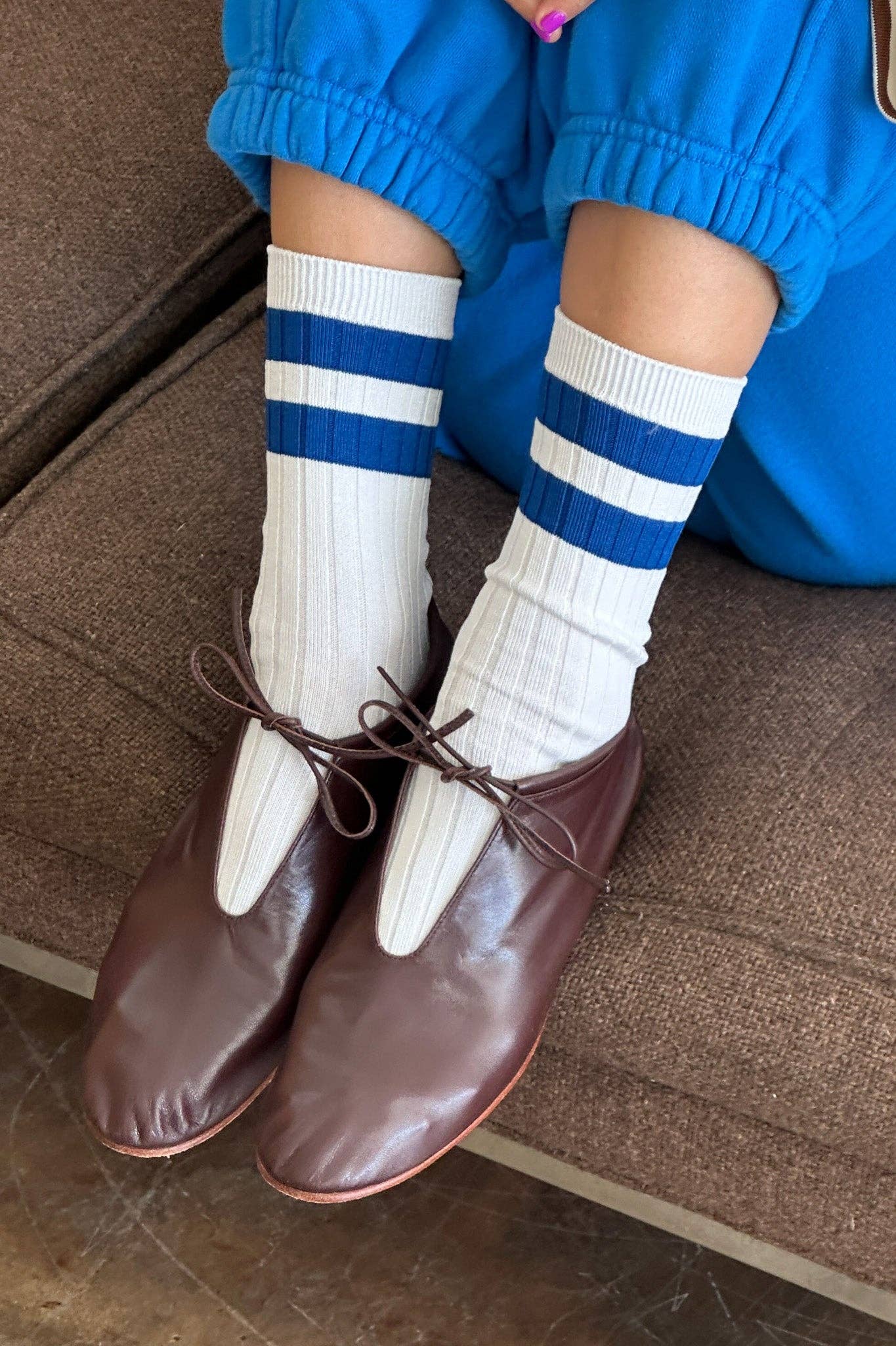 Her Varsity Socks: Rose