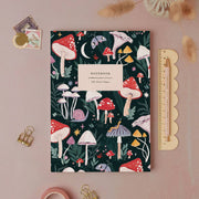 Mushrooms Notebook | Plain Page Journal | Notebooks