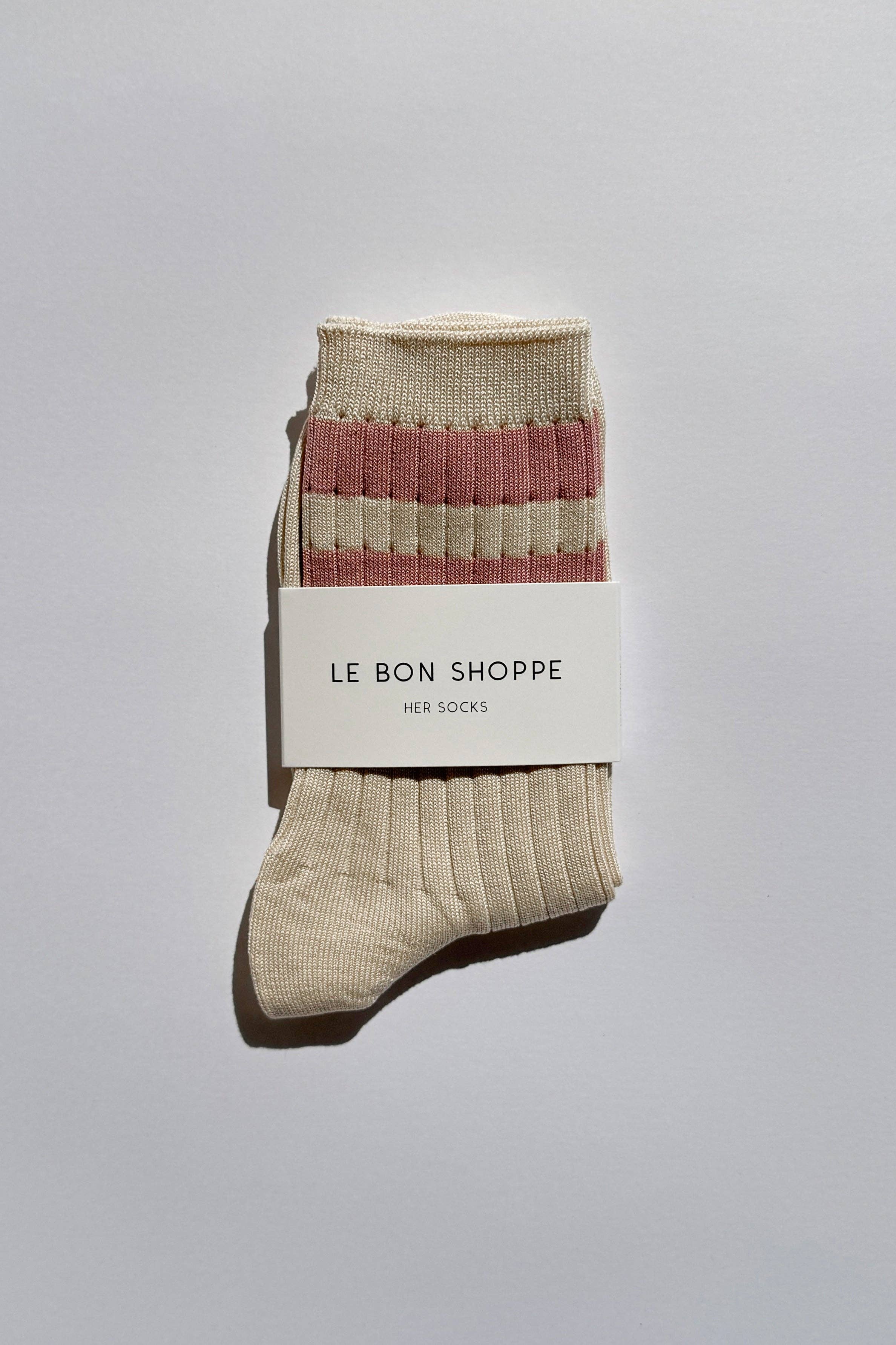 Her Varsity Socks: Rose