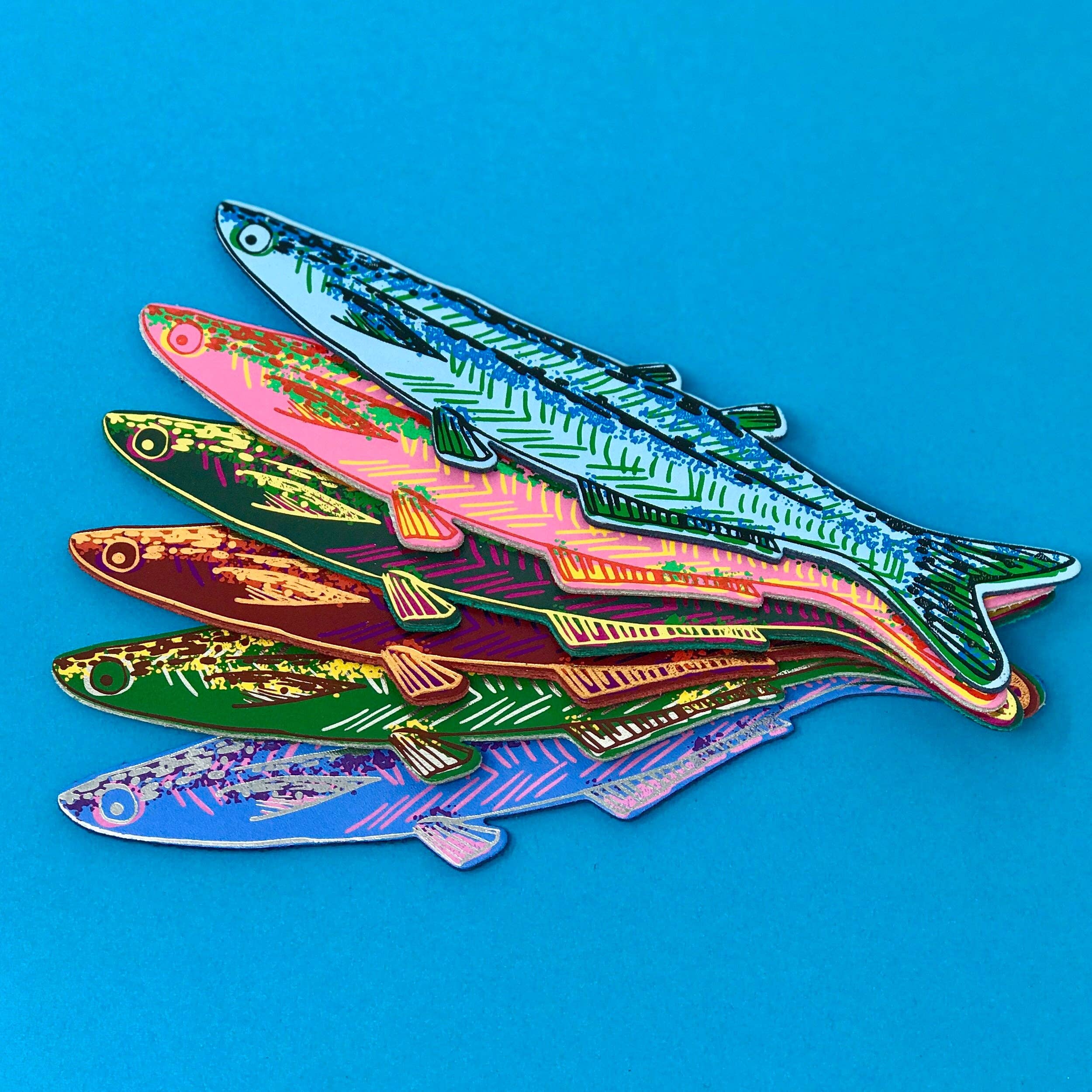 Fish Bookmark: Dark Green