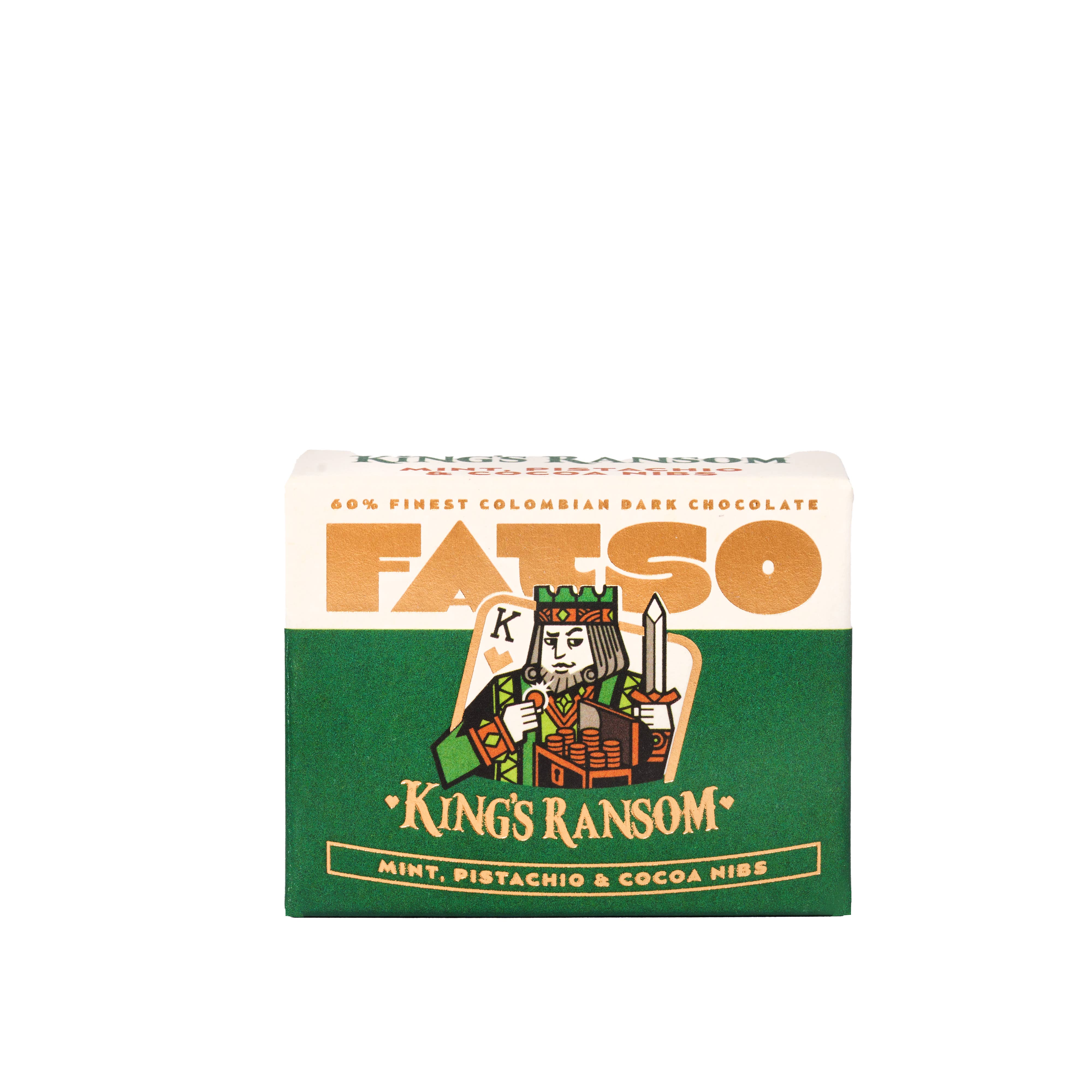 KING'S RANSOM 40g - 60 % Dark chocolate vegan chunky bar