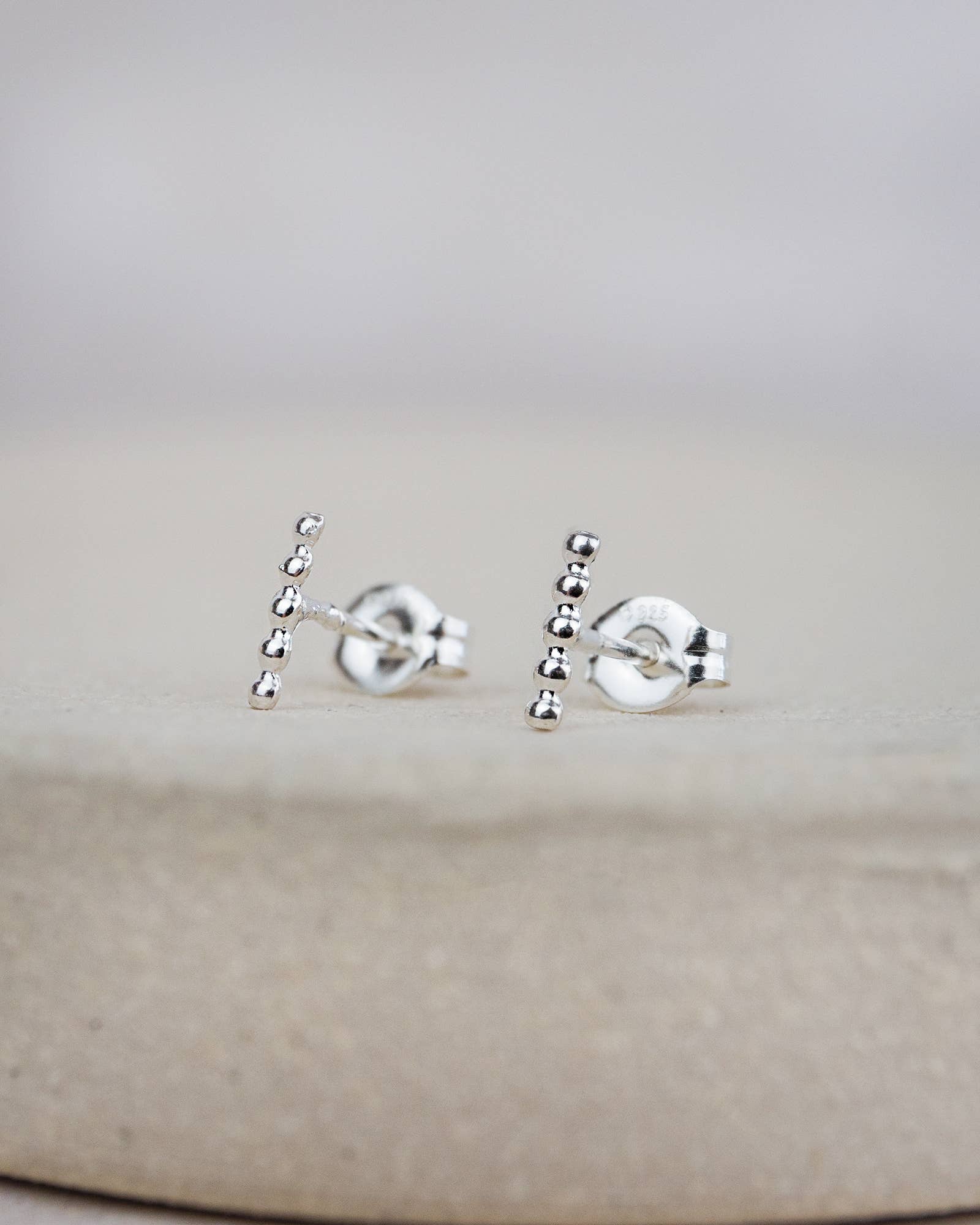 Sterling Silver Mini Dotty Stick Studs