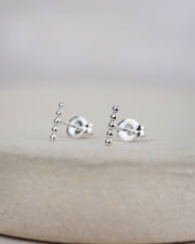 Sterling Silver Mini Dotty Stick Studs