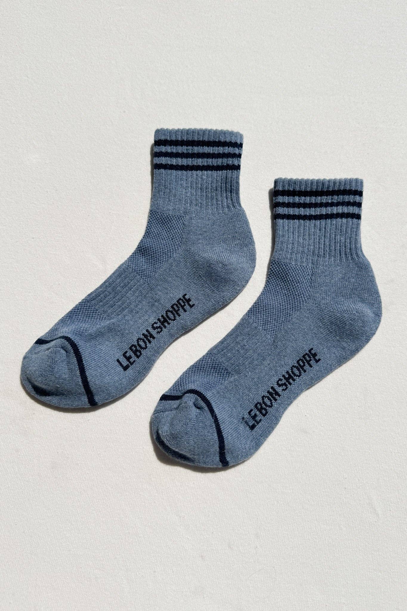 Girlfriend Socks (wholesale): Indigo