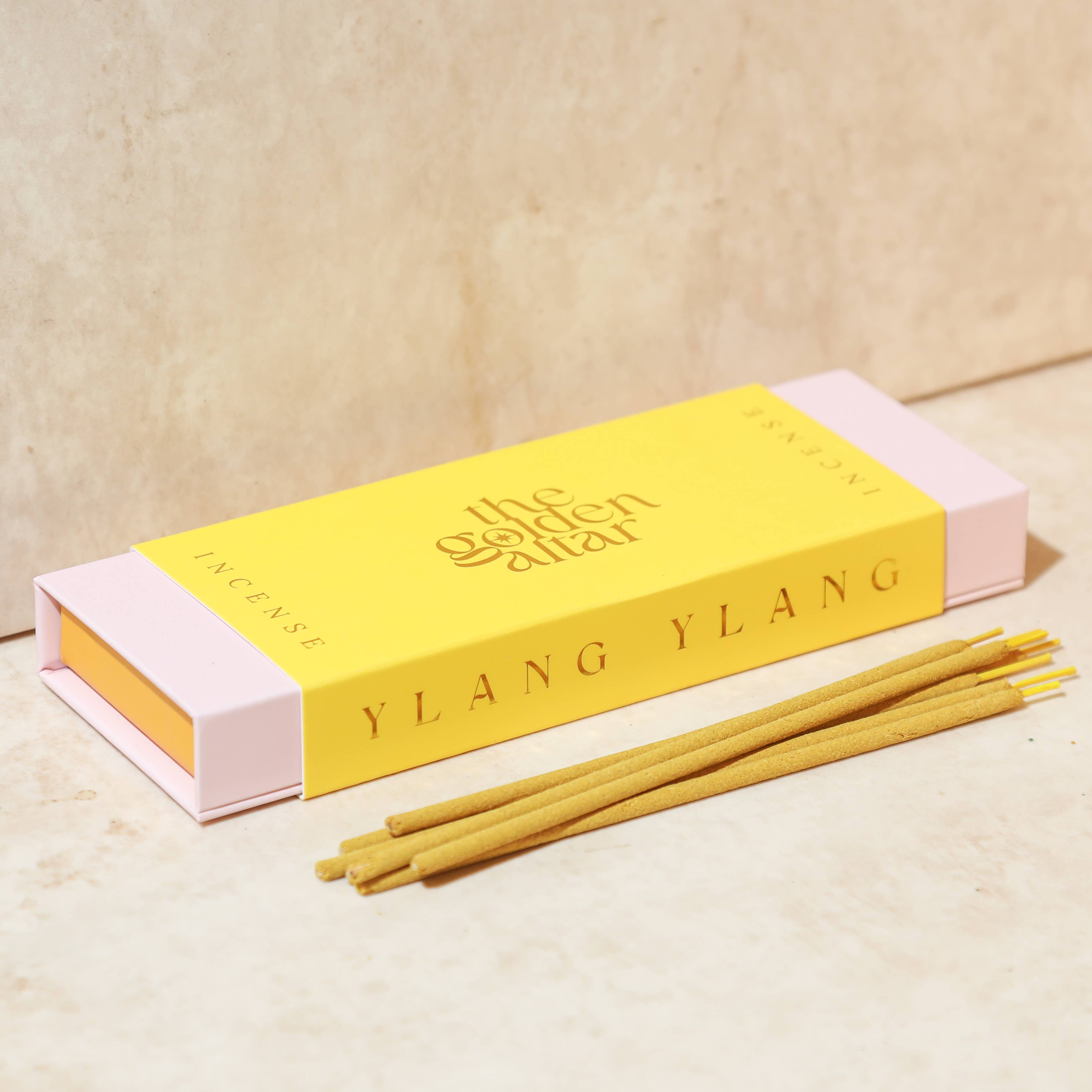 The Golden Altar Natural Incense Box -  Ylang Ylang