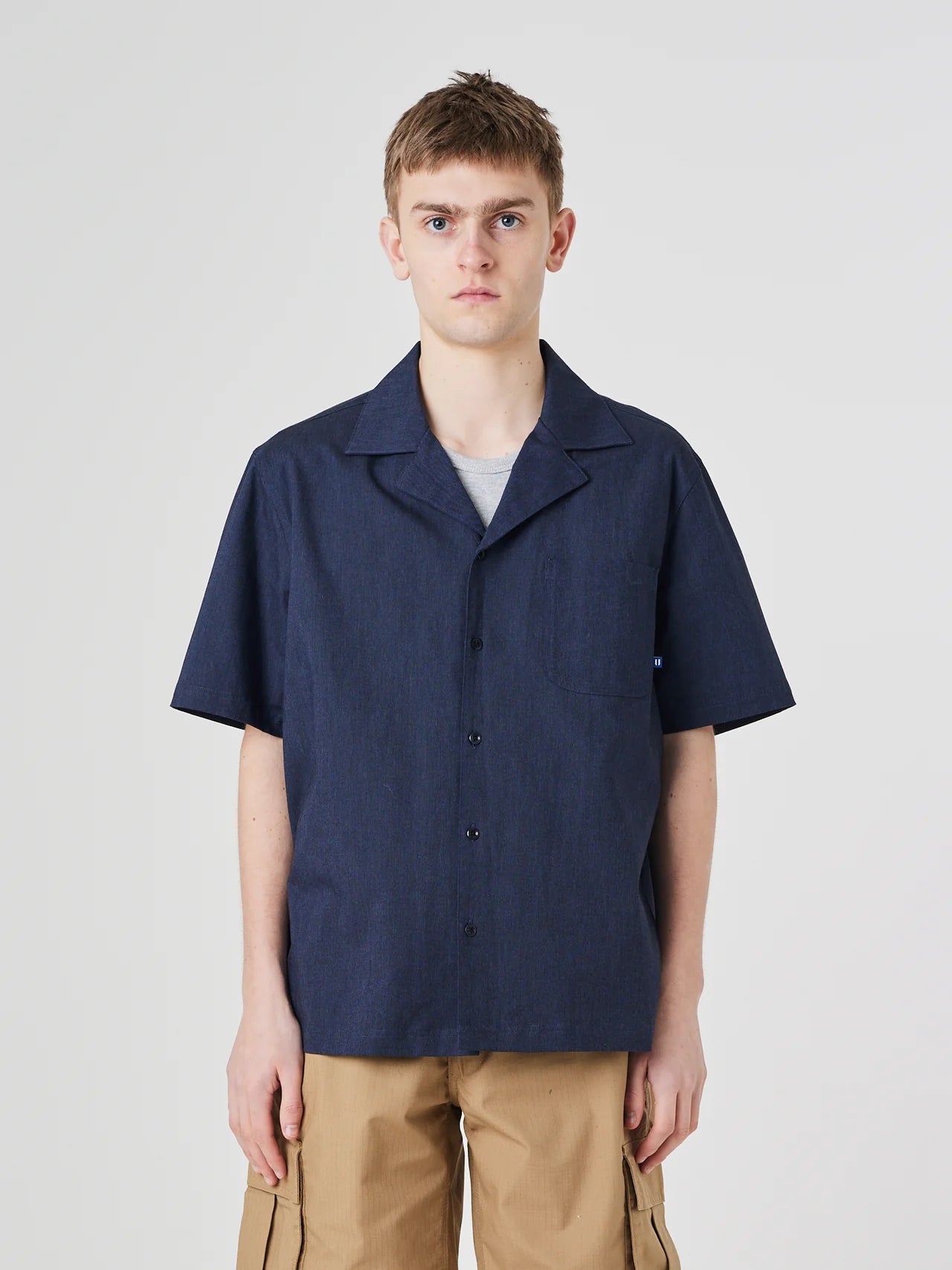 6004 Cuban Shirt - Atlantic Blue