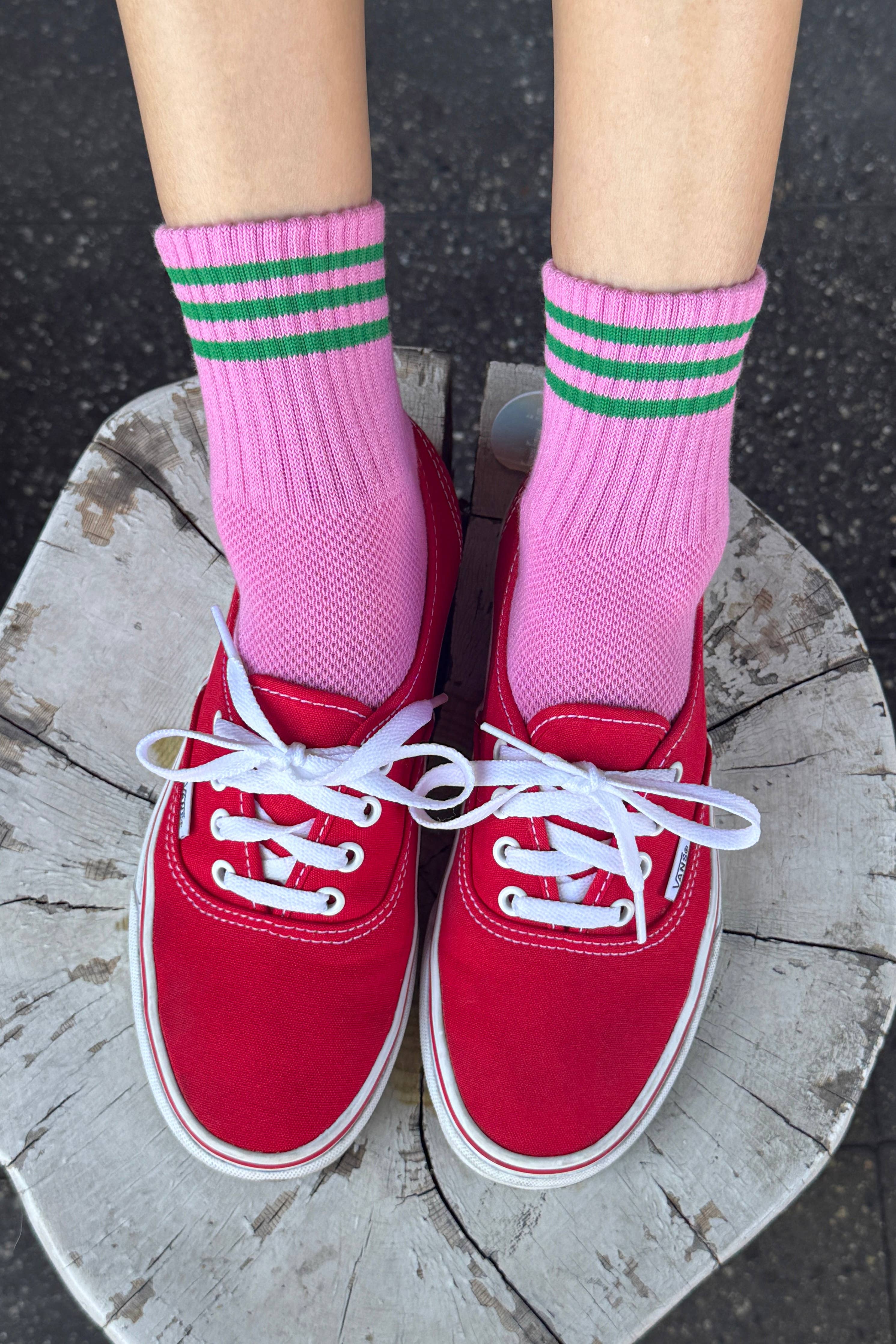 Girlfriend Socks: Bright Grey