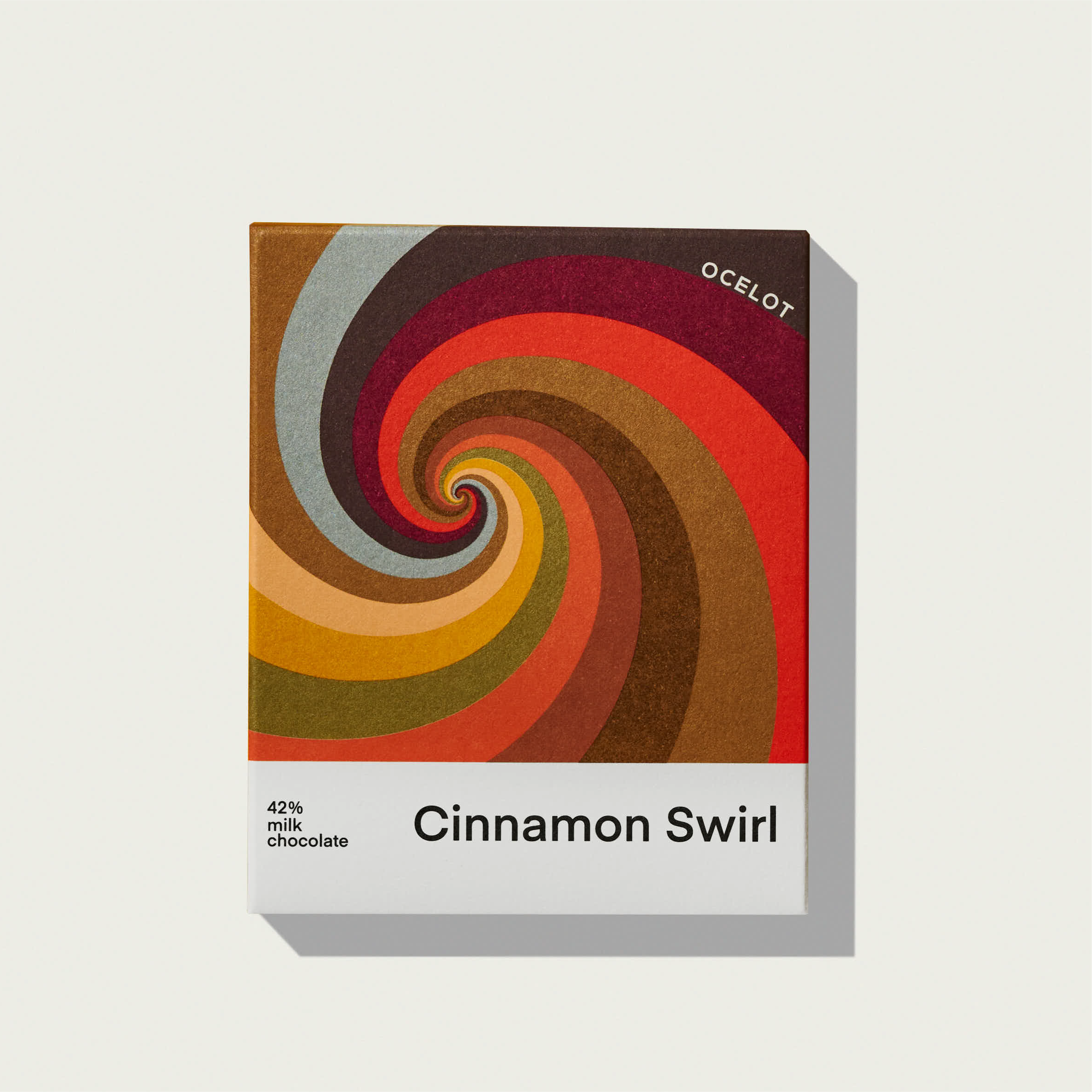 Cinnamon Swirl - 55% Milk Chocolate & cinnamon bun bar, 70g