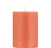 10cm Small SOLID Rust Pillar Candle: 6