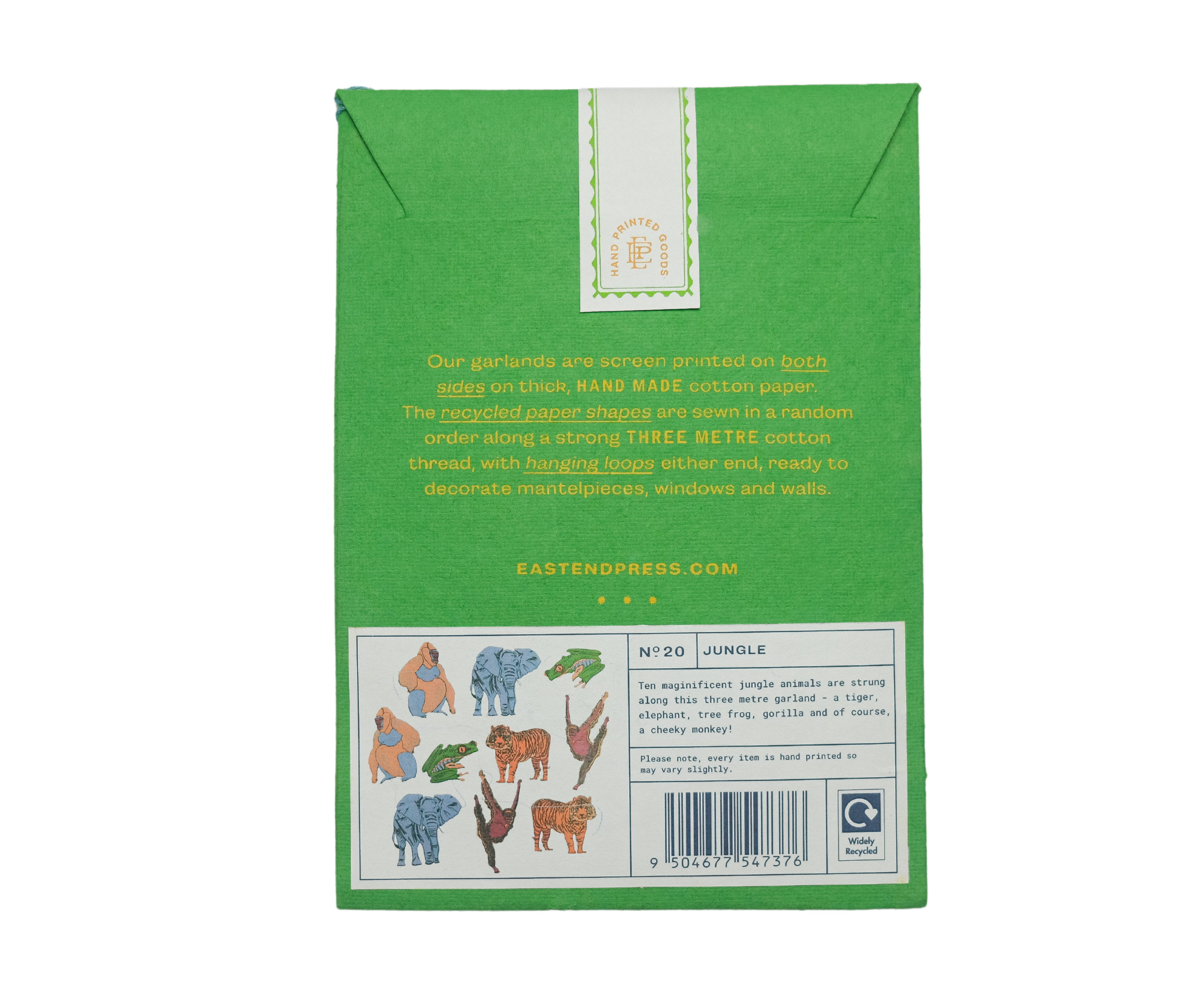 UK/EU: Jungle Sewn Garland