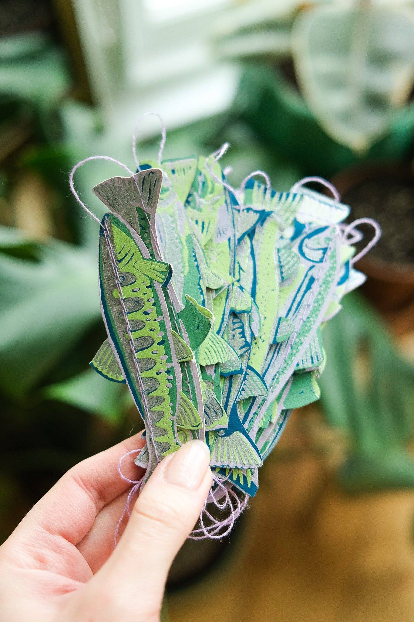 UK/EU: Tasty Anchovies Sewn Garland