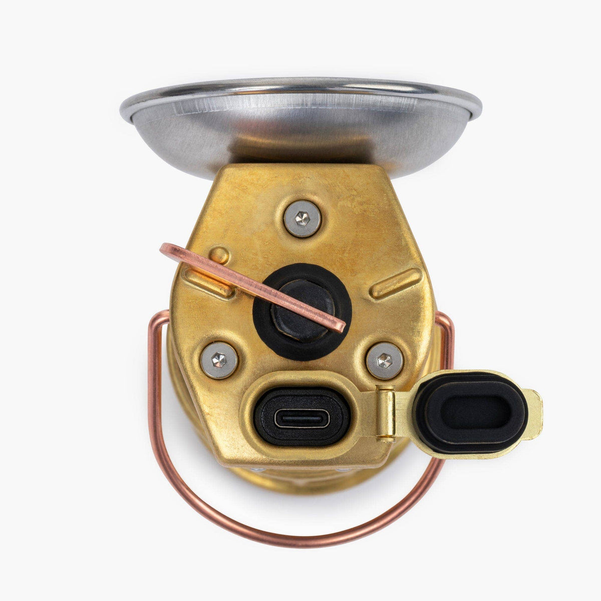 Miners Lantern: Brass