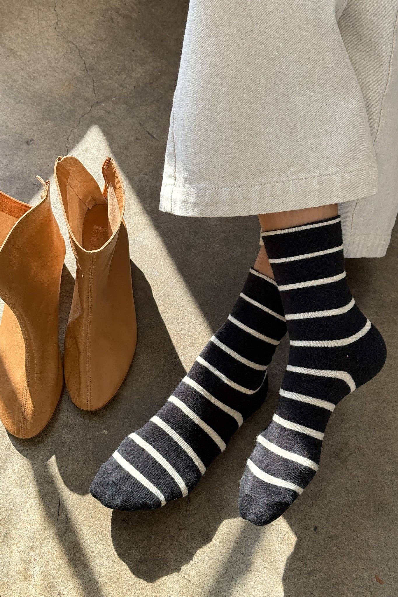 Wally Socks: Wide / Pink Green