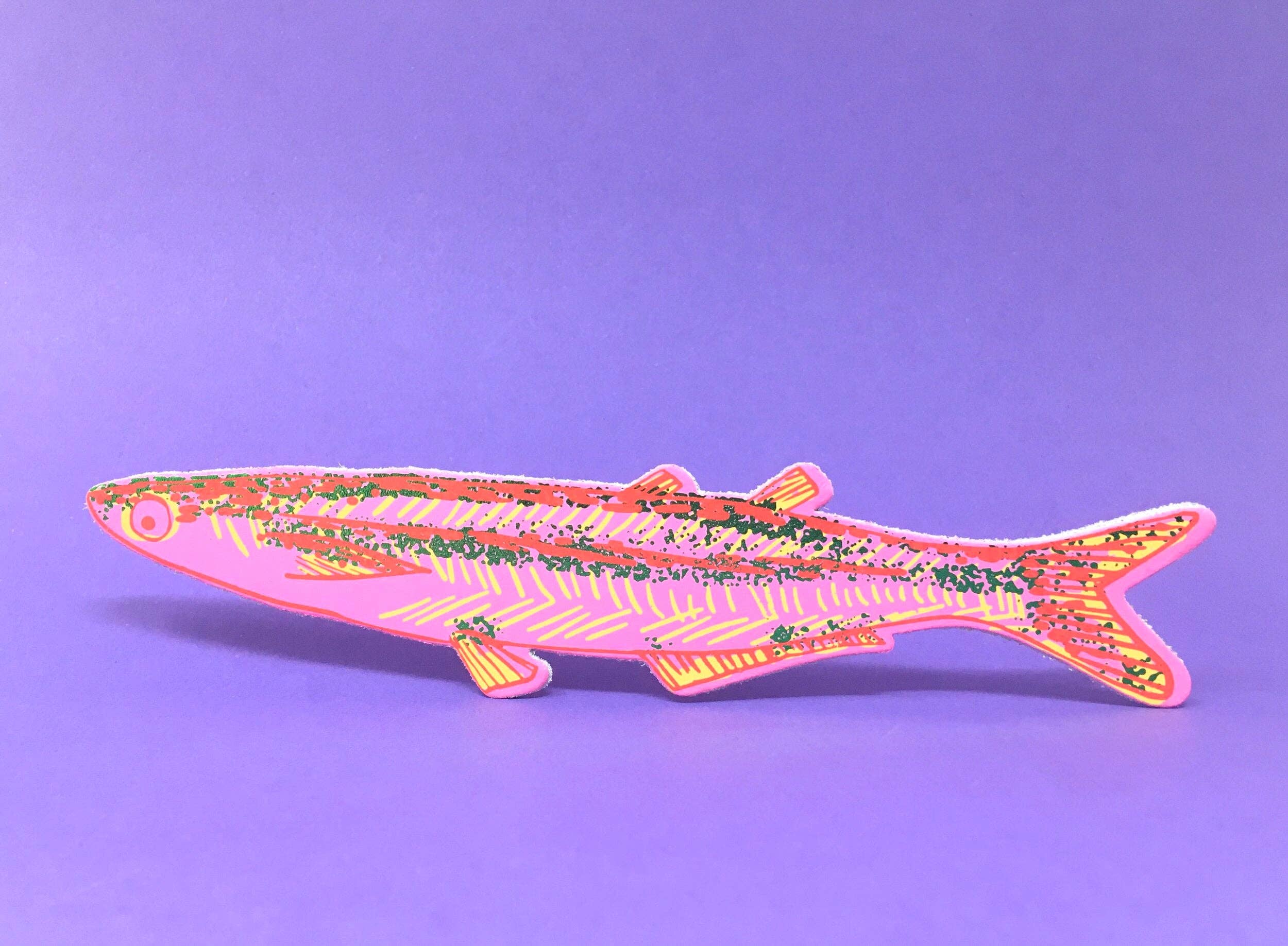 Fish Bookmark: Dark Green