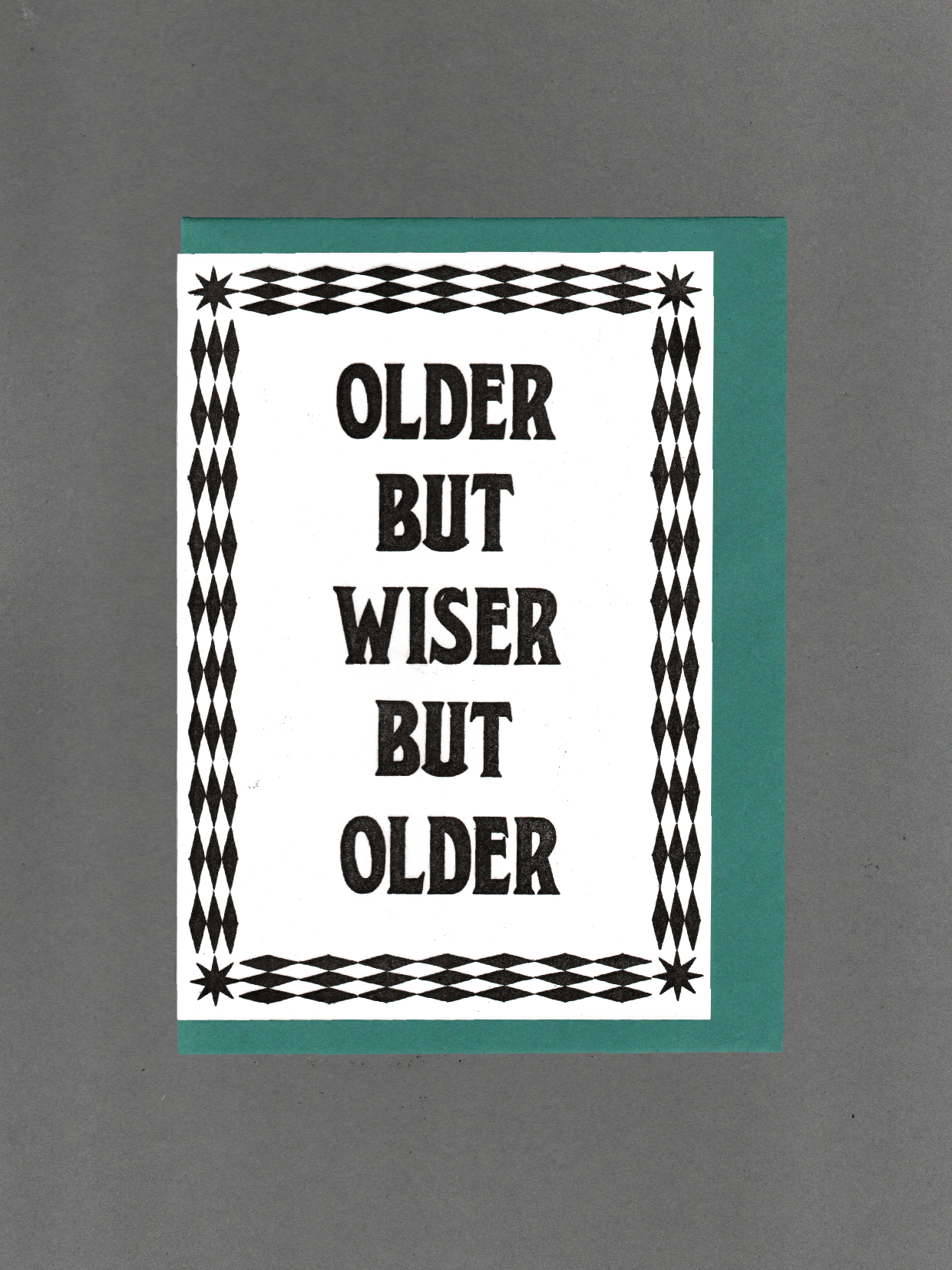 Older But Wiser But Older Card: Without cello