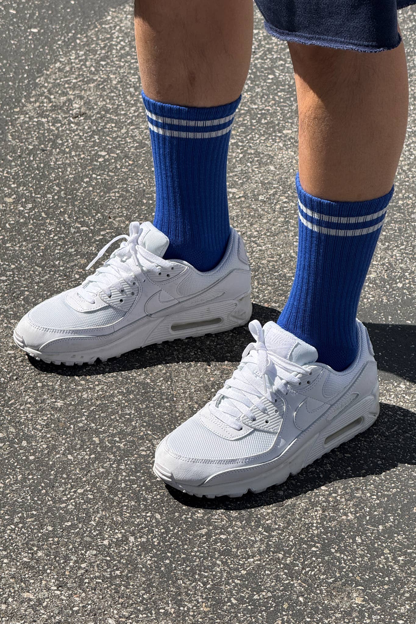Extended Boyfriend Socks: Wood