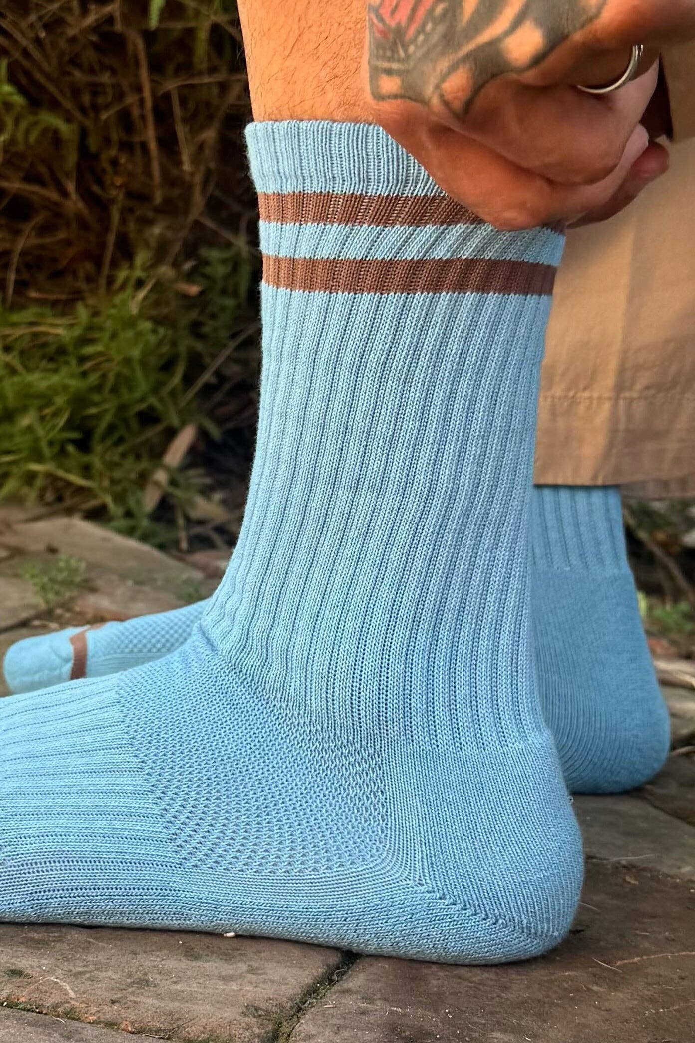 EXTENDED Boyfriend Socks: Classic White