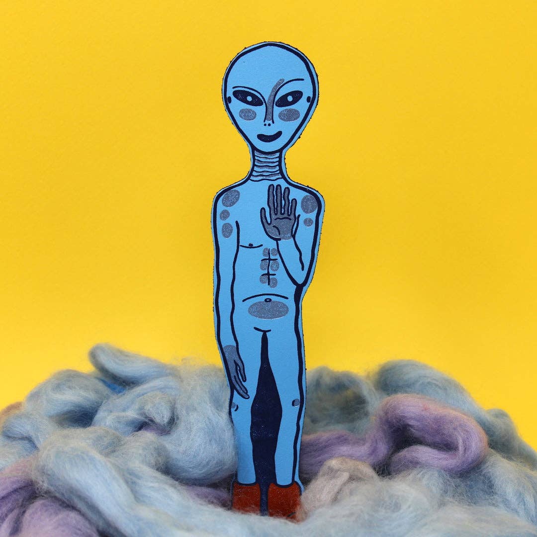 Alien Bookmark: Apple