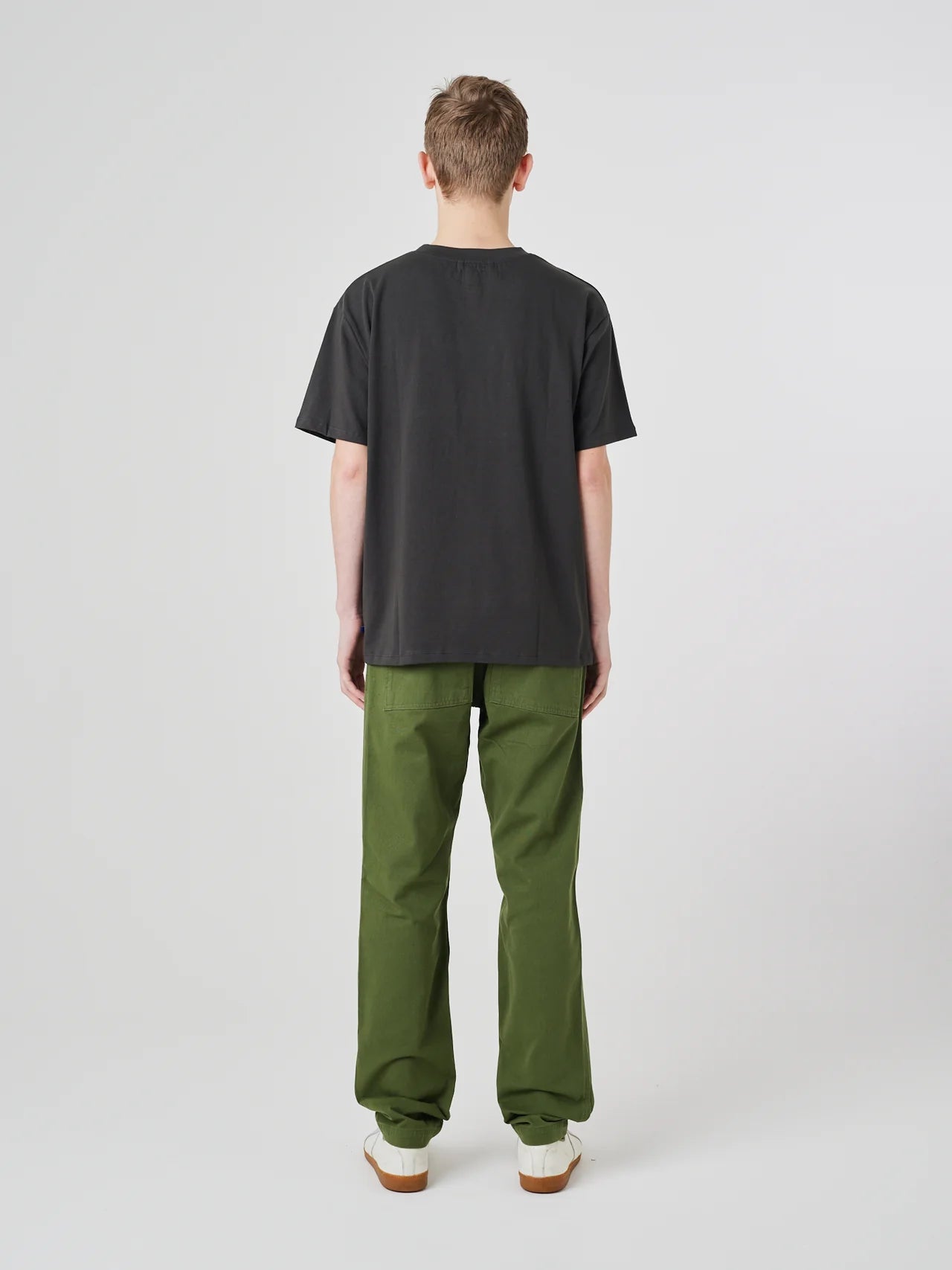 7006 Plain T-Shirt - Faded Black