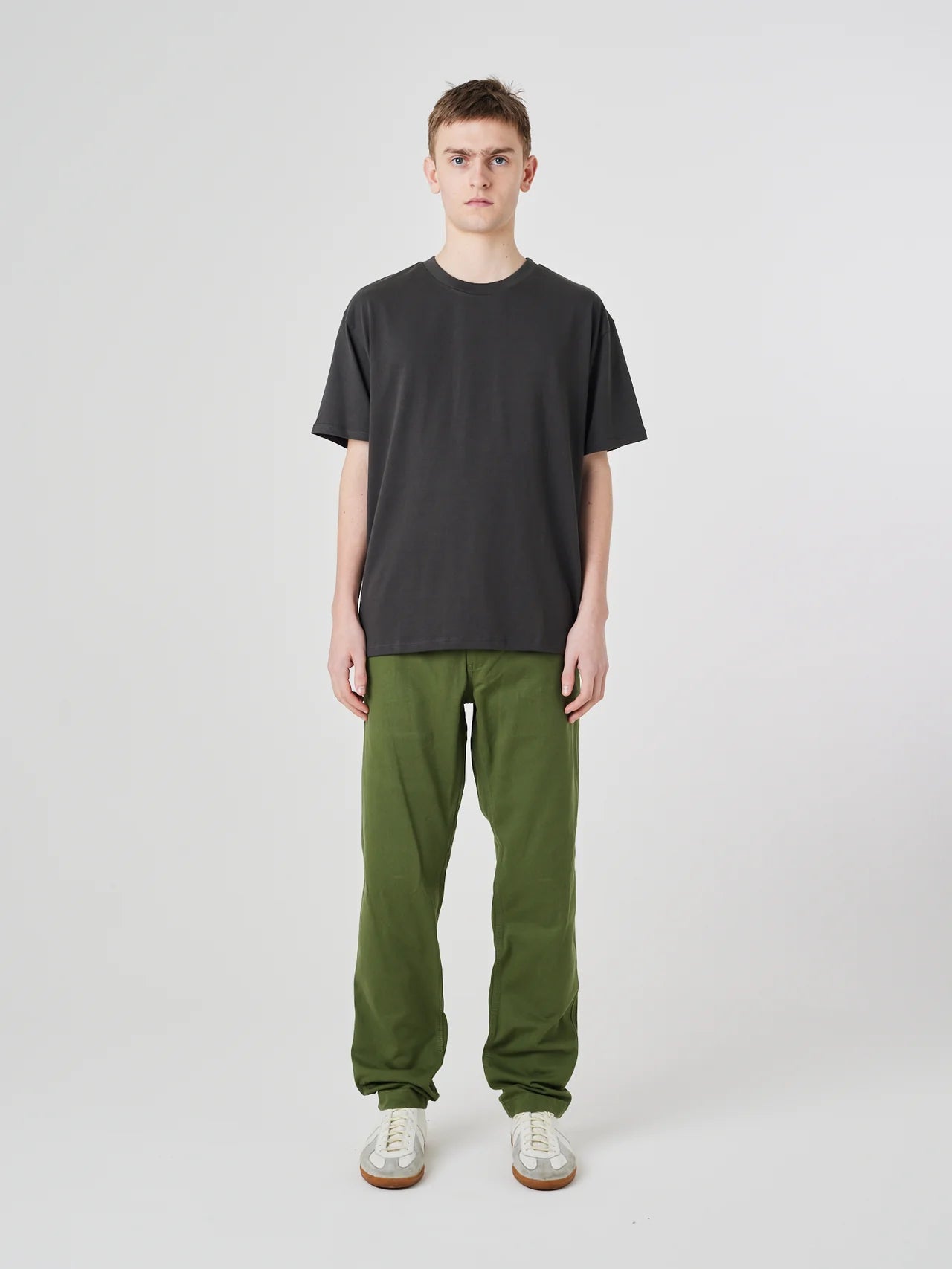 7006 Plain T-Shirt - Faded Black