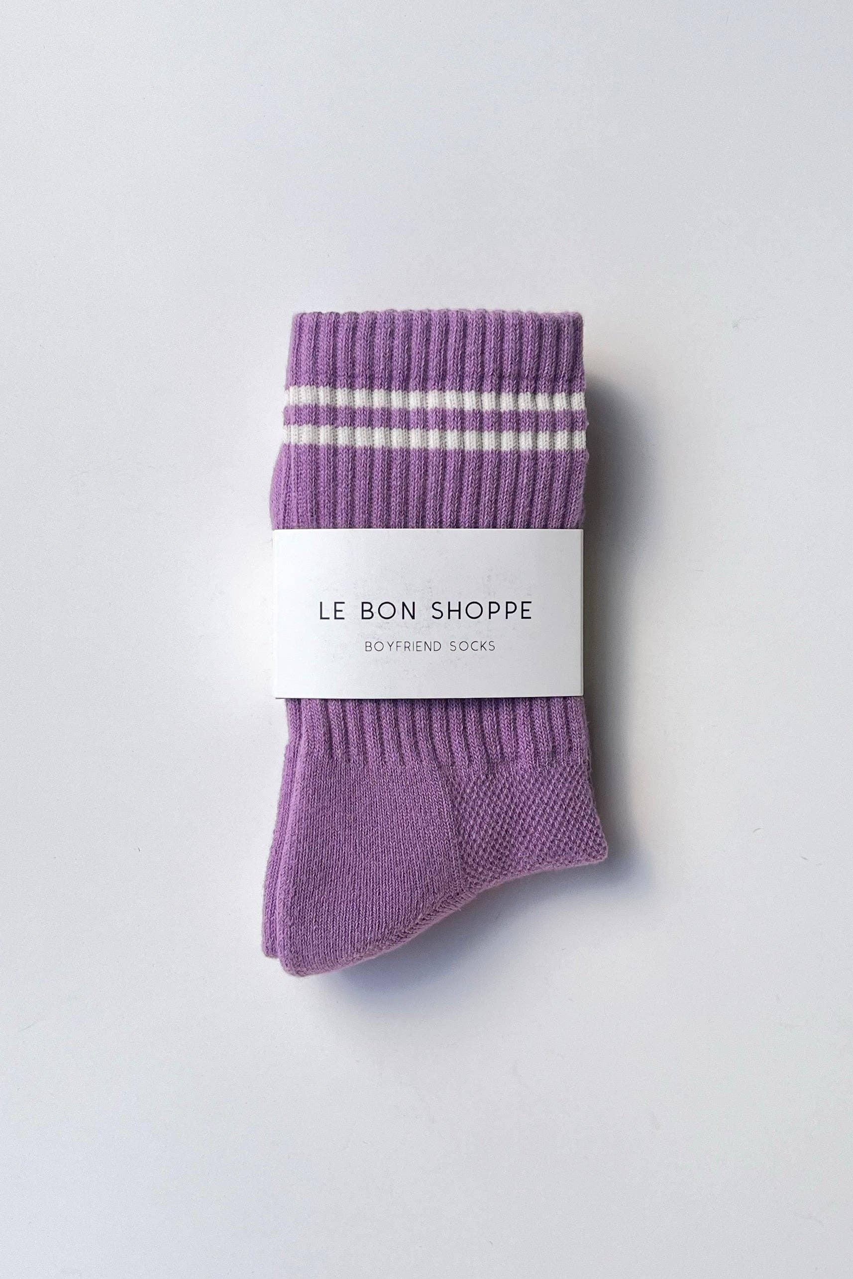 Boyfriend Socks: Coral