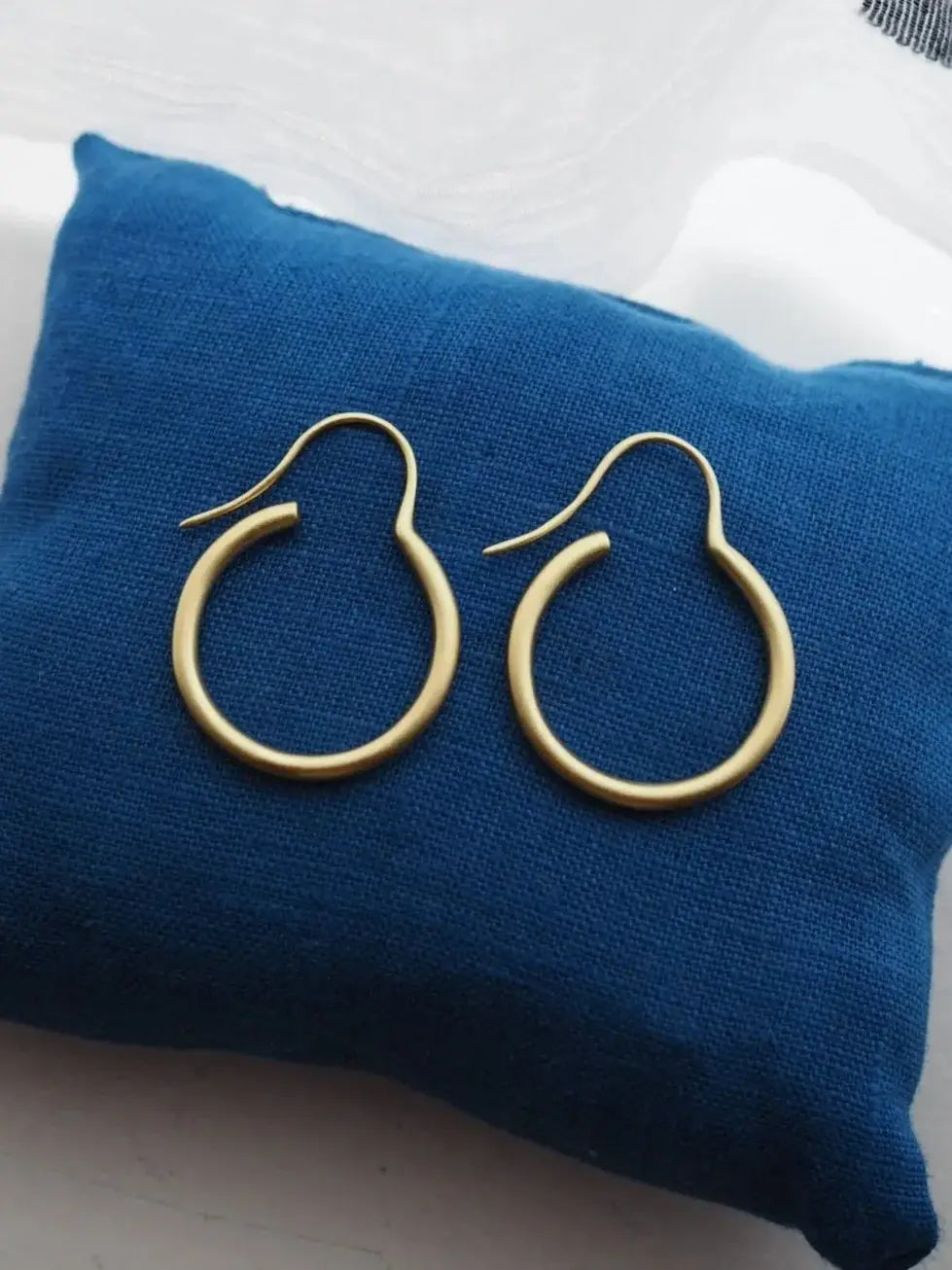 Nellie Gold Hoop Earrings
