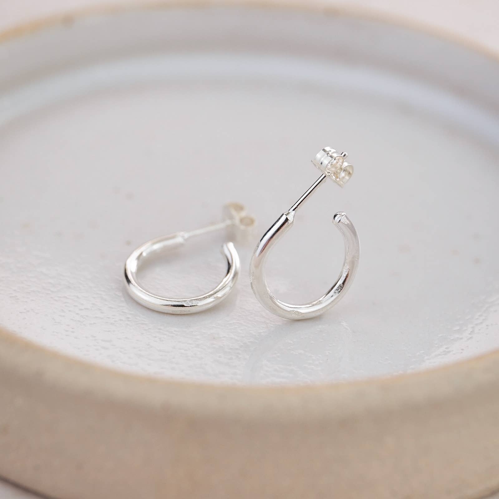 Sterling Silver Everyday Mini Circle Hoops