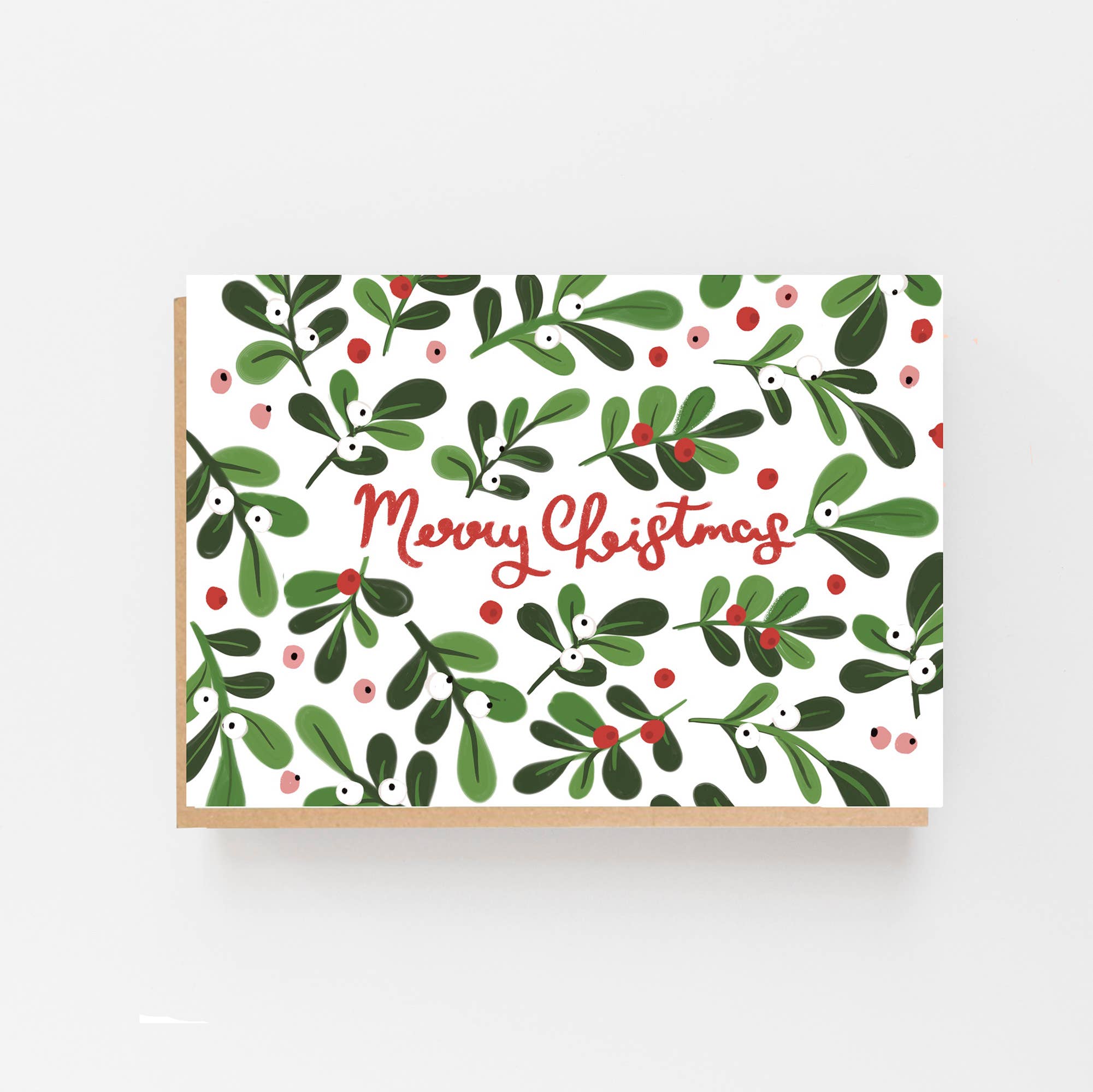 Mistletoe - Merry Christmas Card